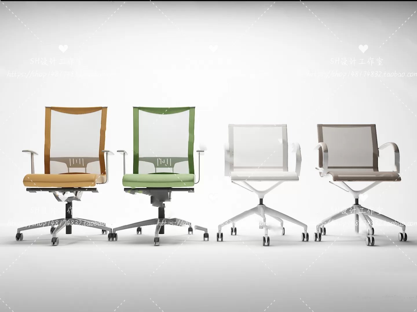 Office Chair 3D Models – 2172