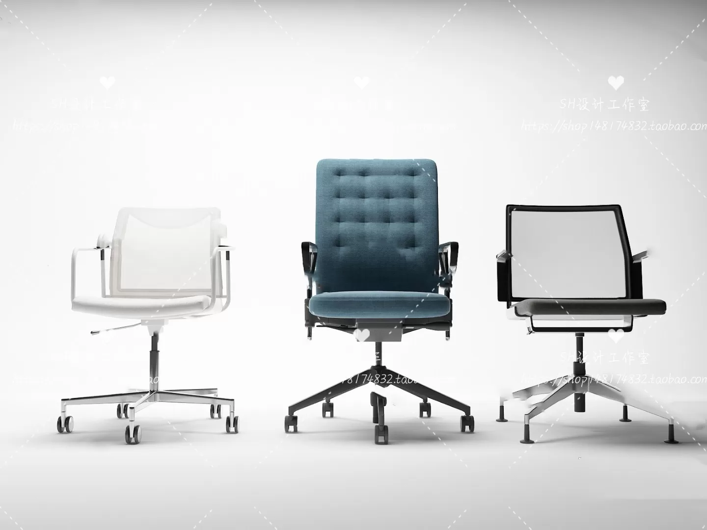 Office Chair 3D Models – 2174