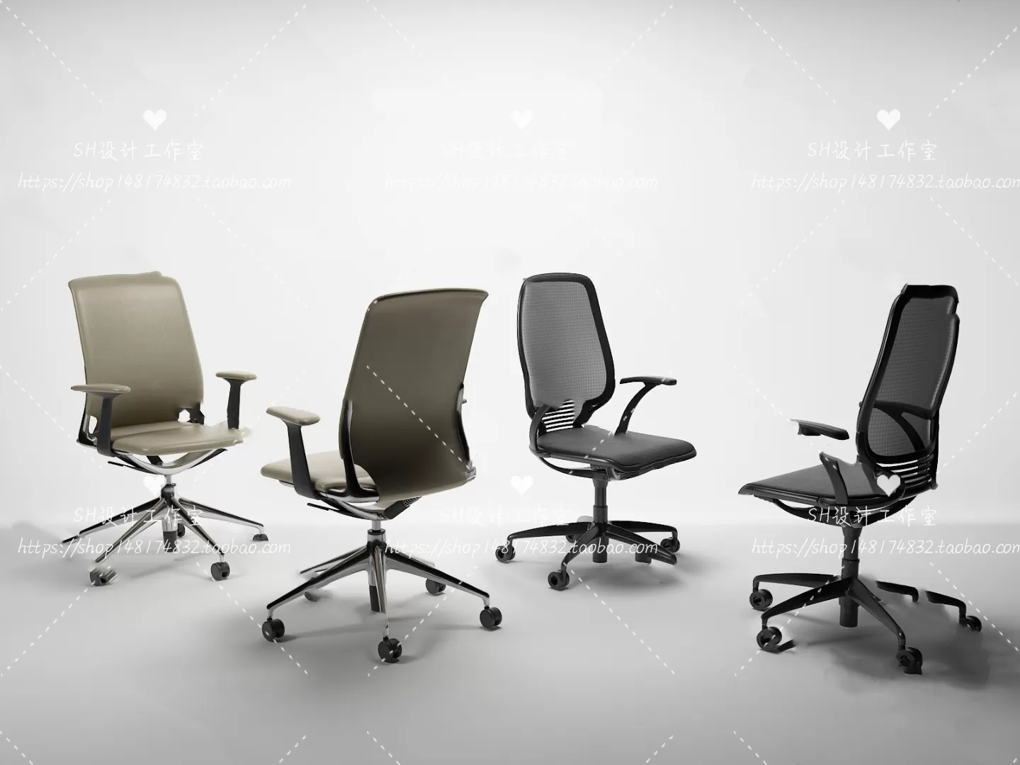 Office Chair 3D Models – 2177