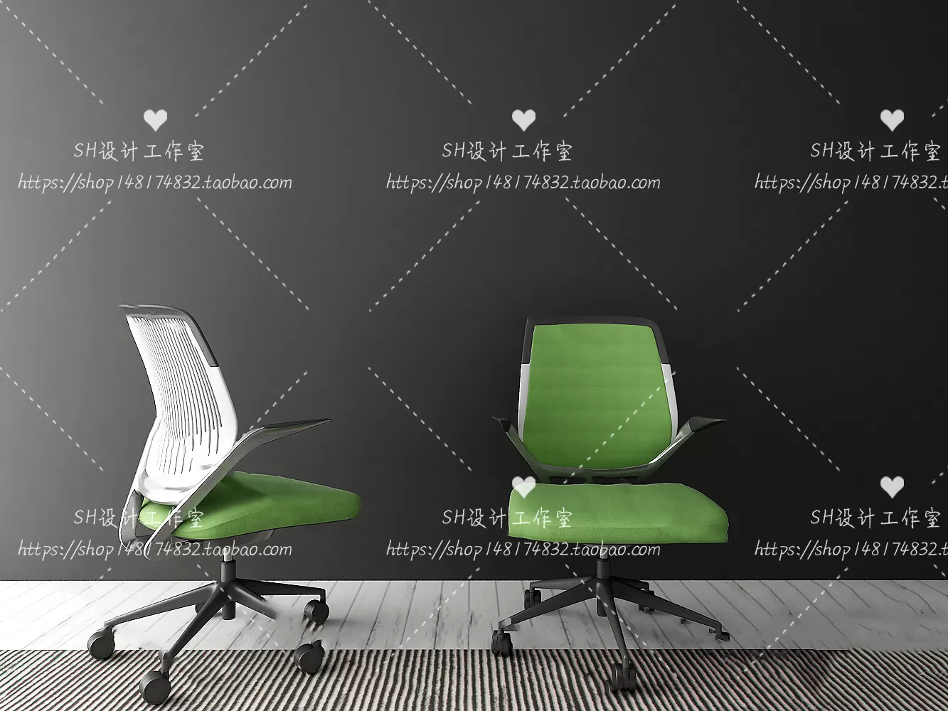 Office Chair 3D Models – 2179