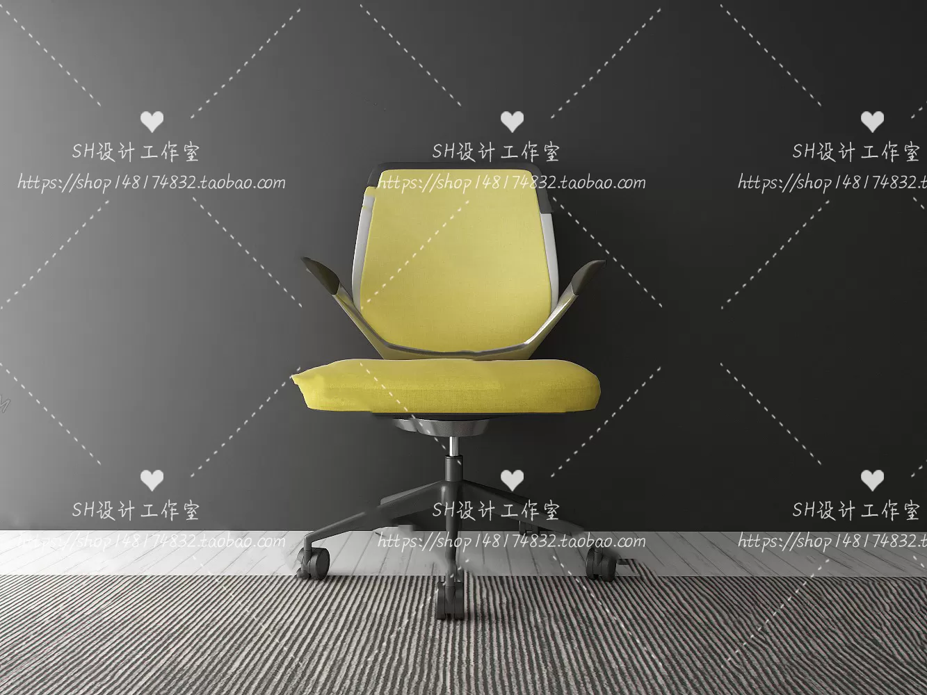 Office Chair 3D Models – 2180