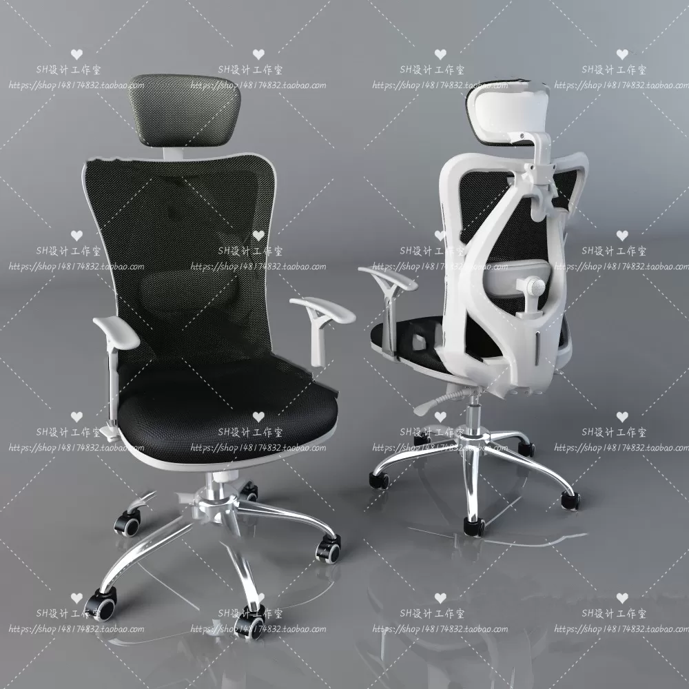Office Chair 3D Models – 2182