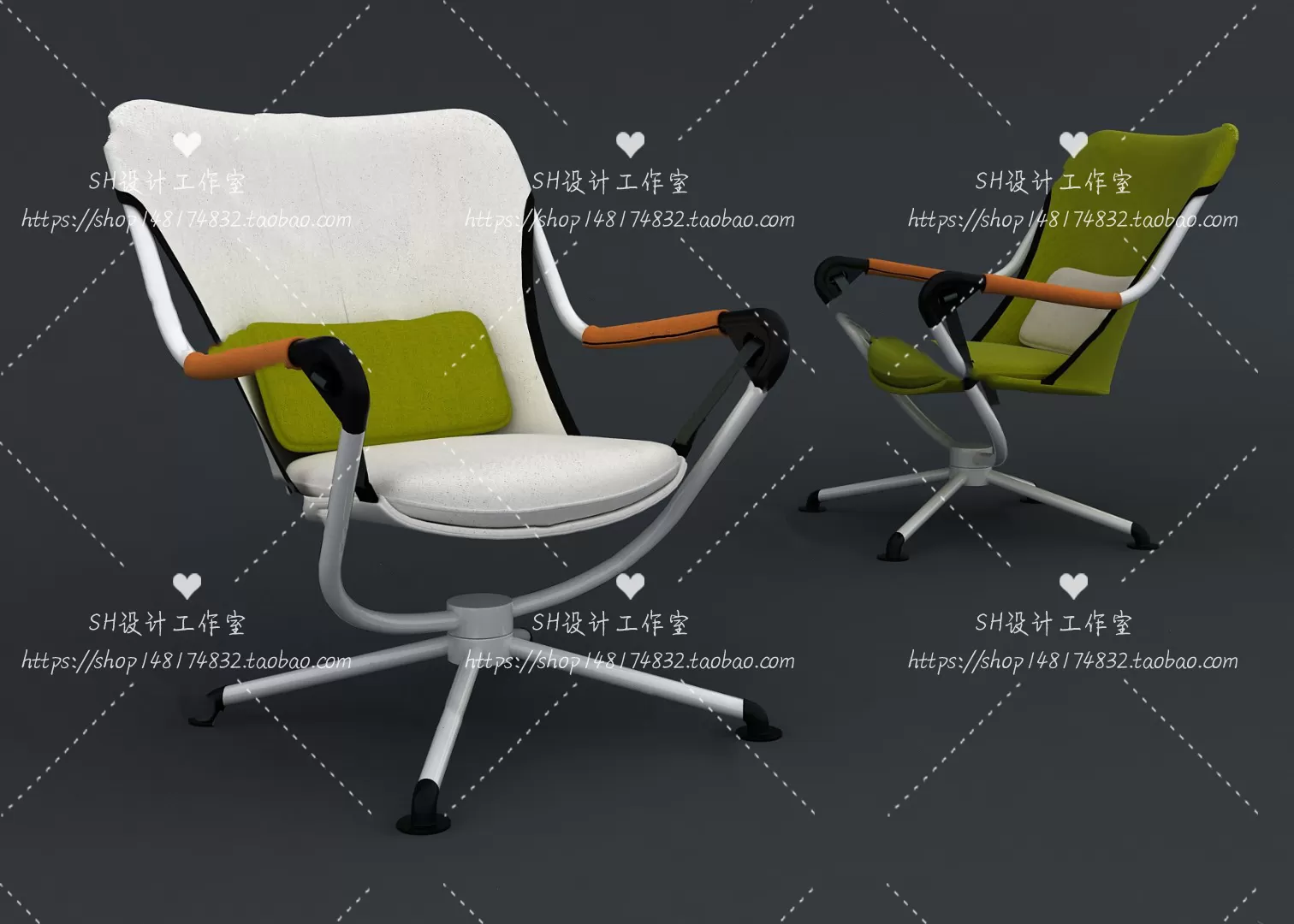 Office Chair 3D Models – 2188