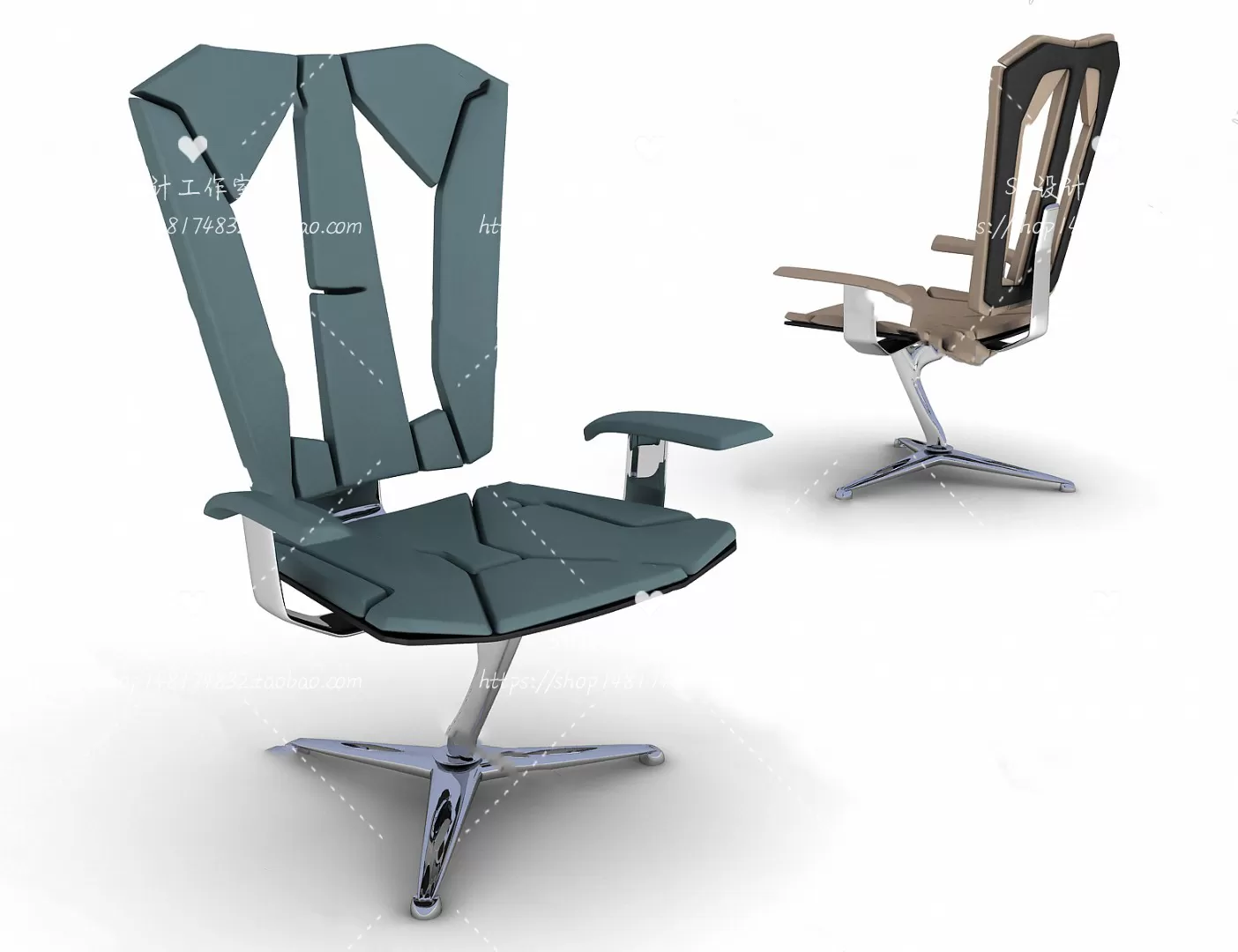 Office Chair 3D Models – 2192