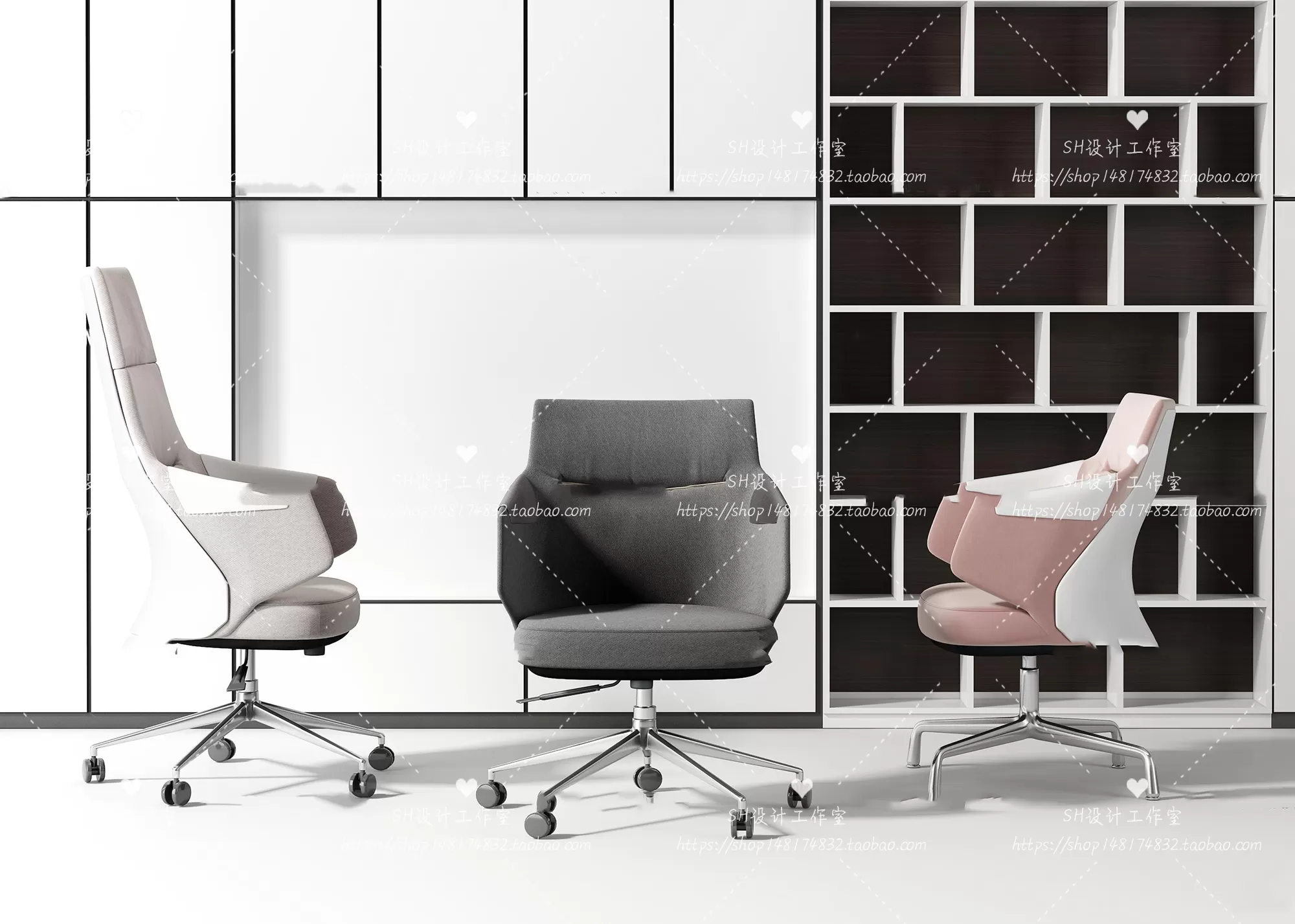 Office Chair 3D Models – 2193