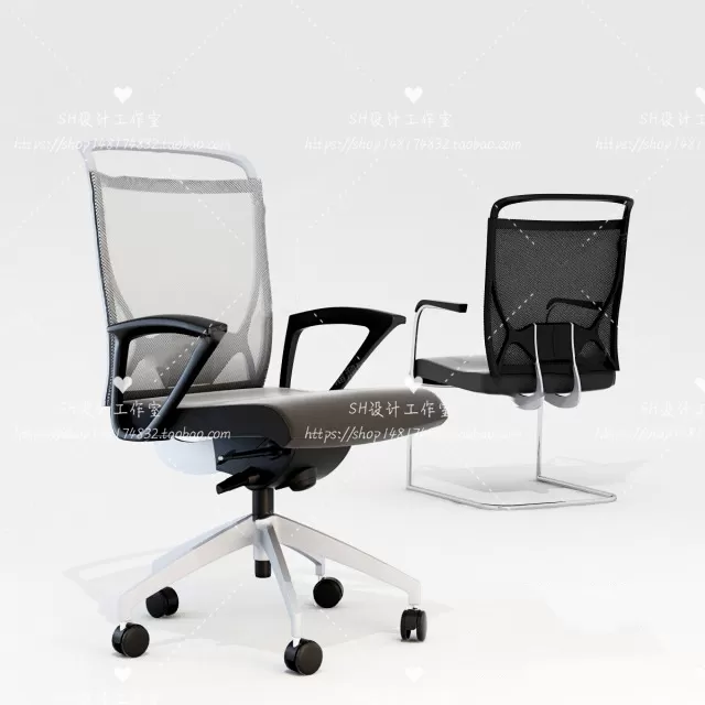 Office Chair 3D Models – 2204