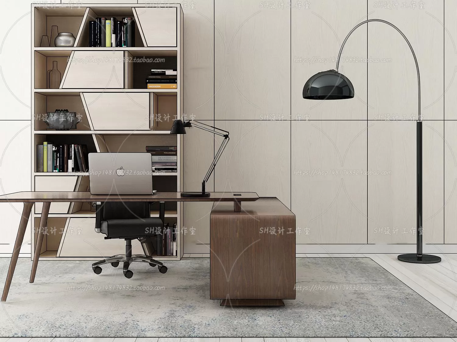 Study Desk – 3D Models – 2219