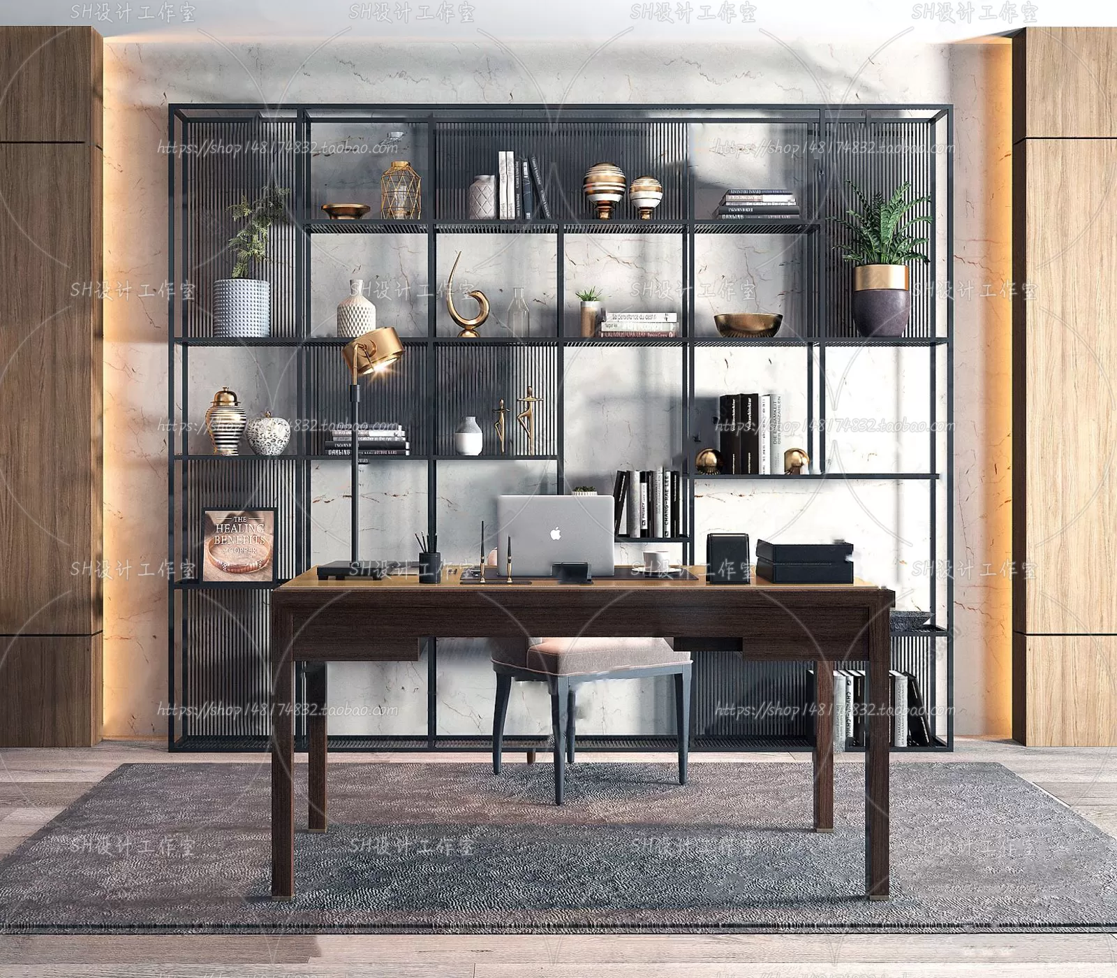 Study Desk – 3D Models – 2225