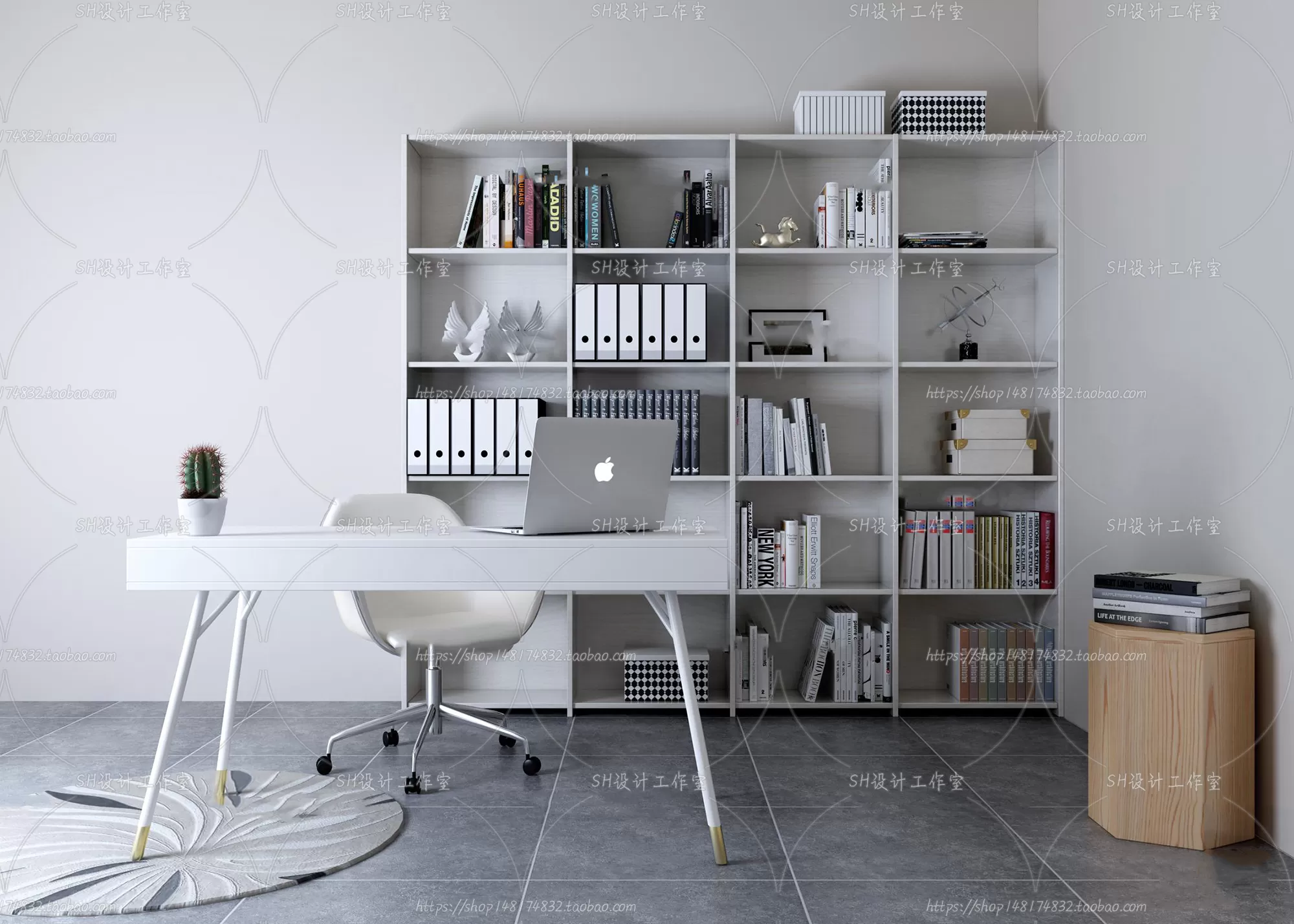 Study Desk – 3D Models – 2230