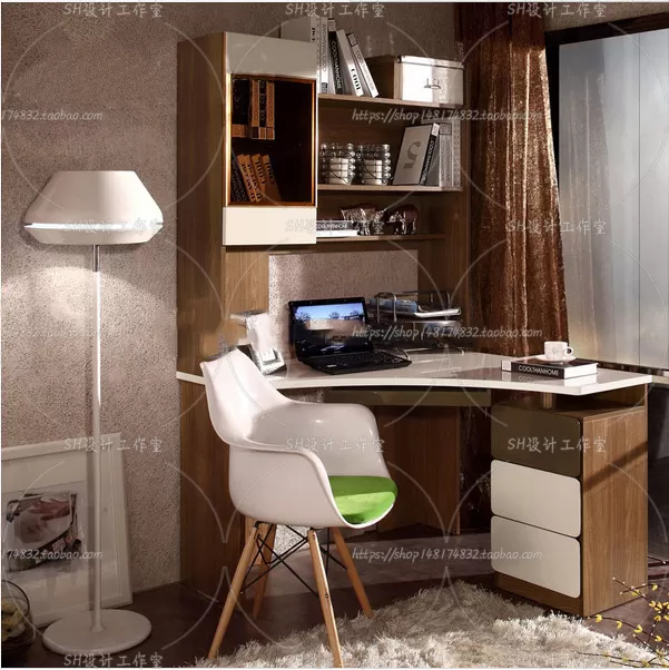 Study Desk – 3D Models – 2262