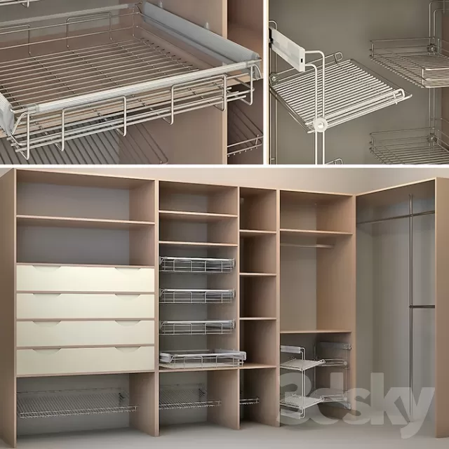 3DSKYMODEL – Shelf – Wardrobe – 155