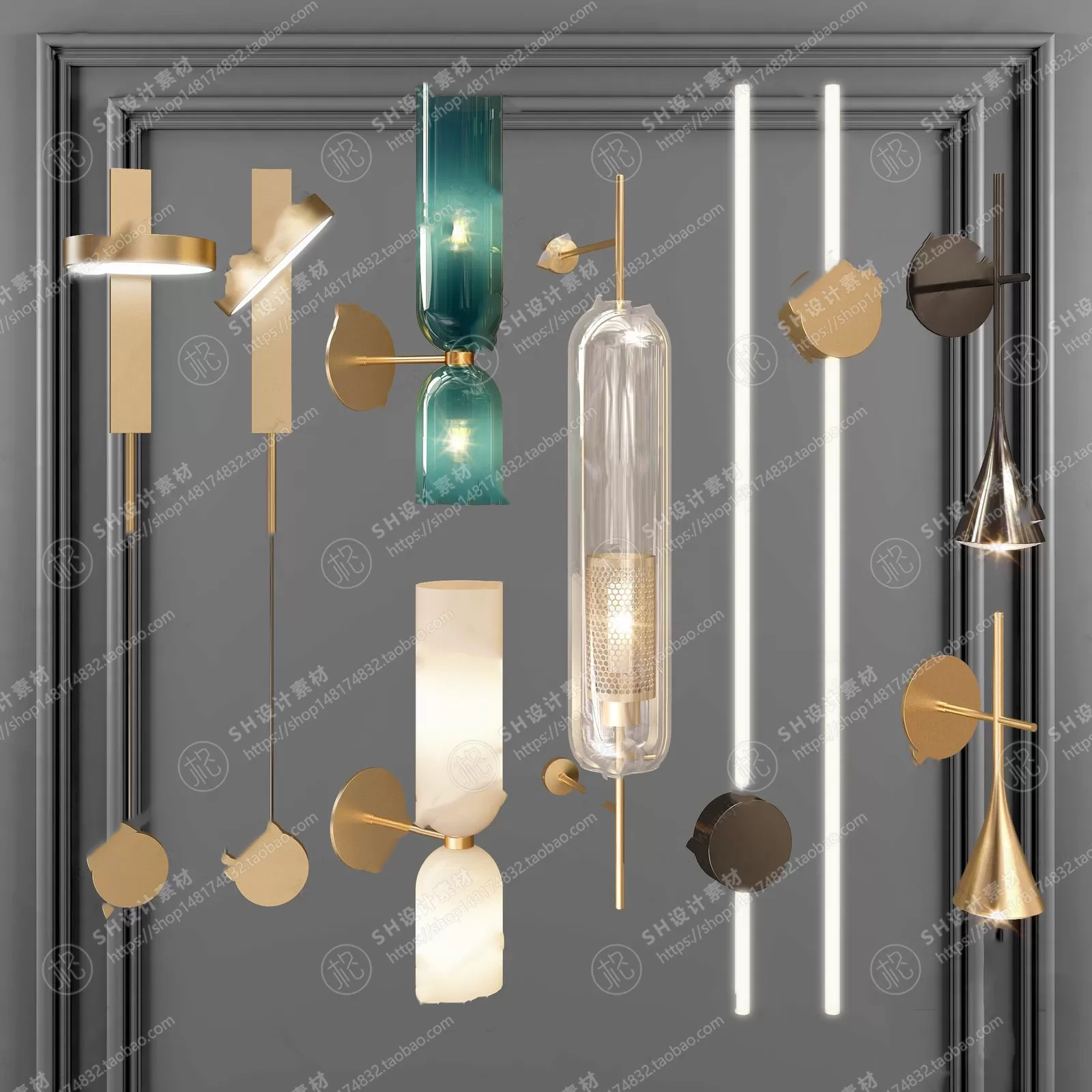 Wall Lamp – 3D Models – 2313