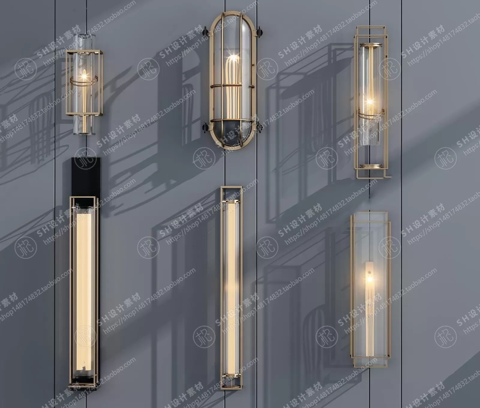 Wall Lamp – 3D Models – 2317
