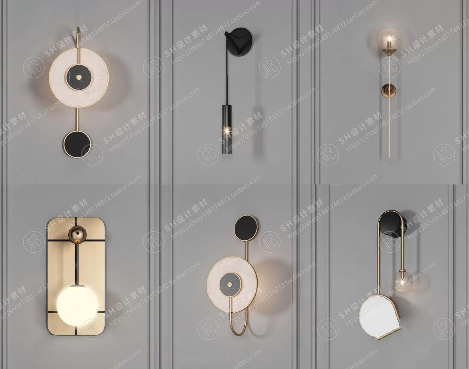 Wall Lamp – 3D Models – 2320