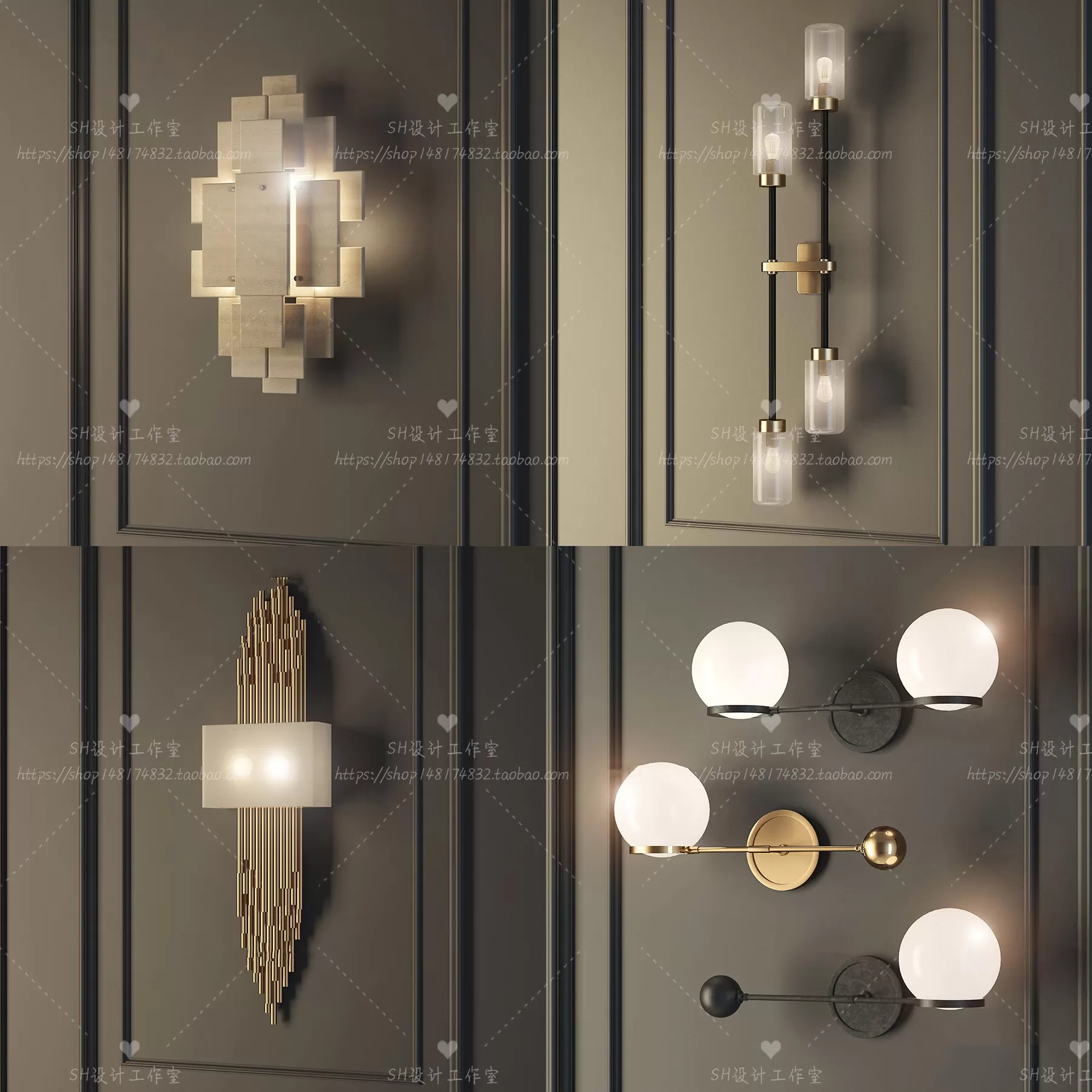 Wall Lamp – 3D Models – 2326