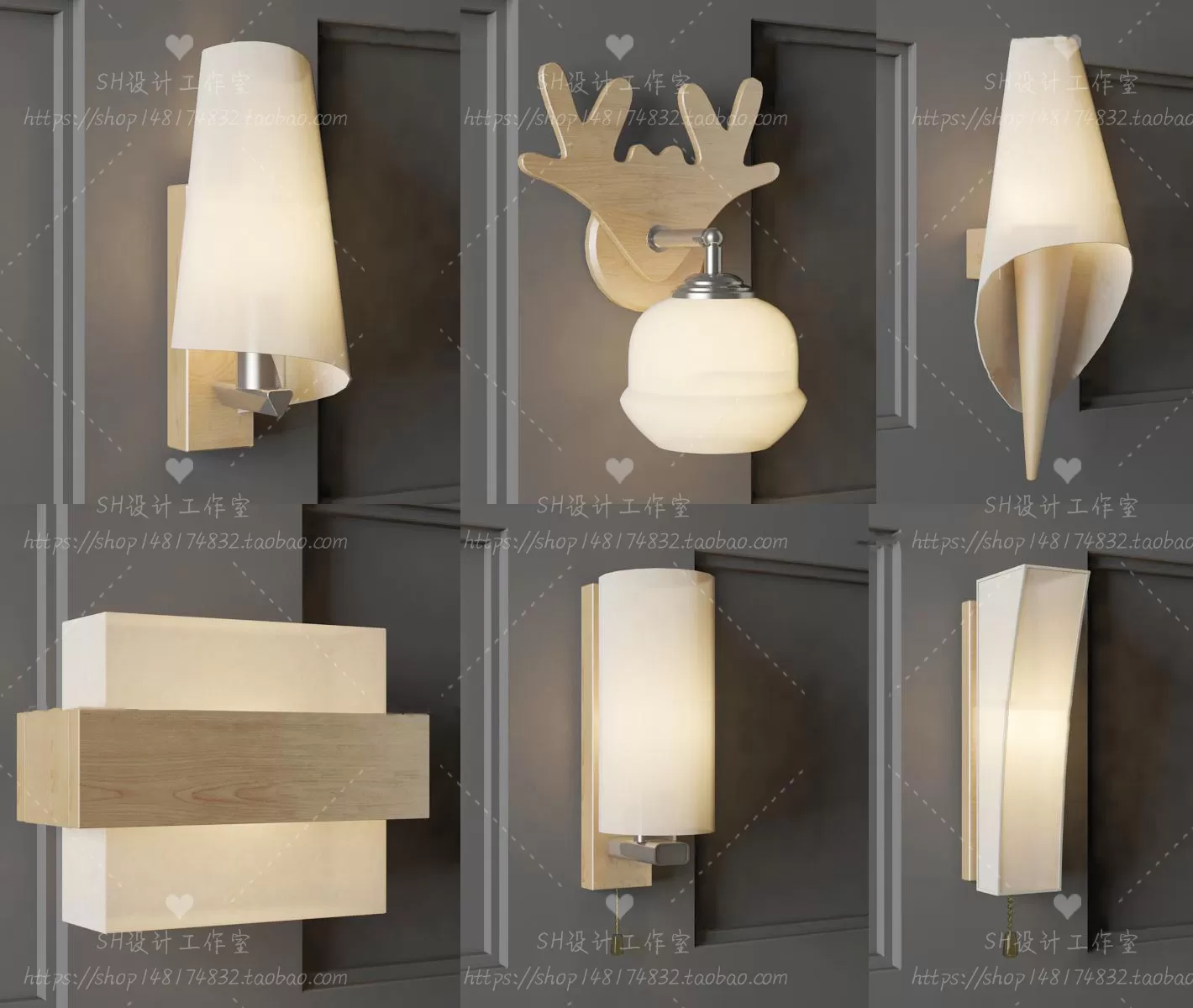 Wall Lamp – 3D Models – 2330
