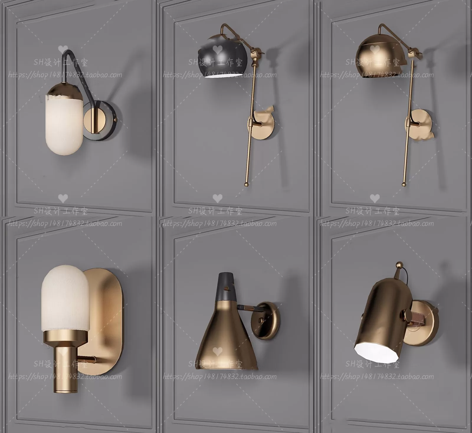 Wall Lamp – 3D Models – 2335