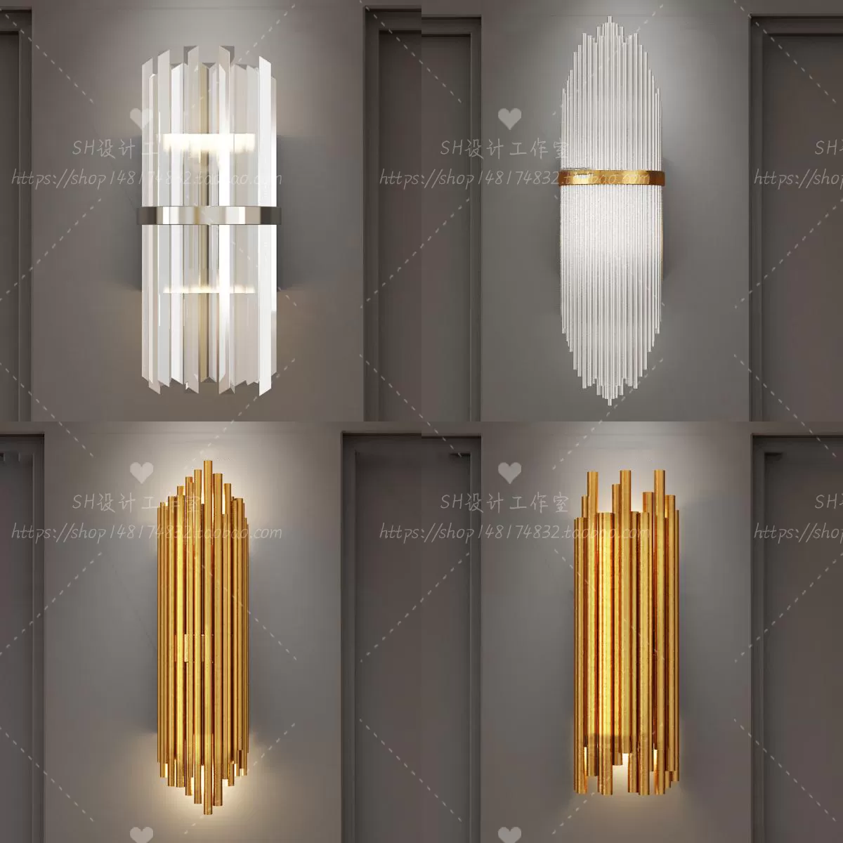 Wall Lamp – 3D Models – 2350