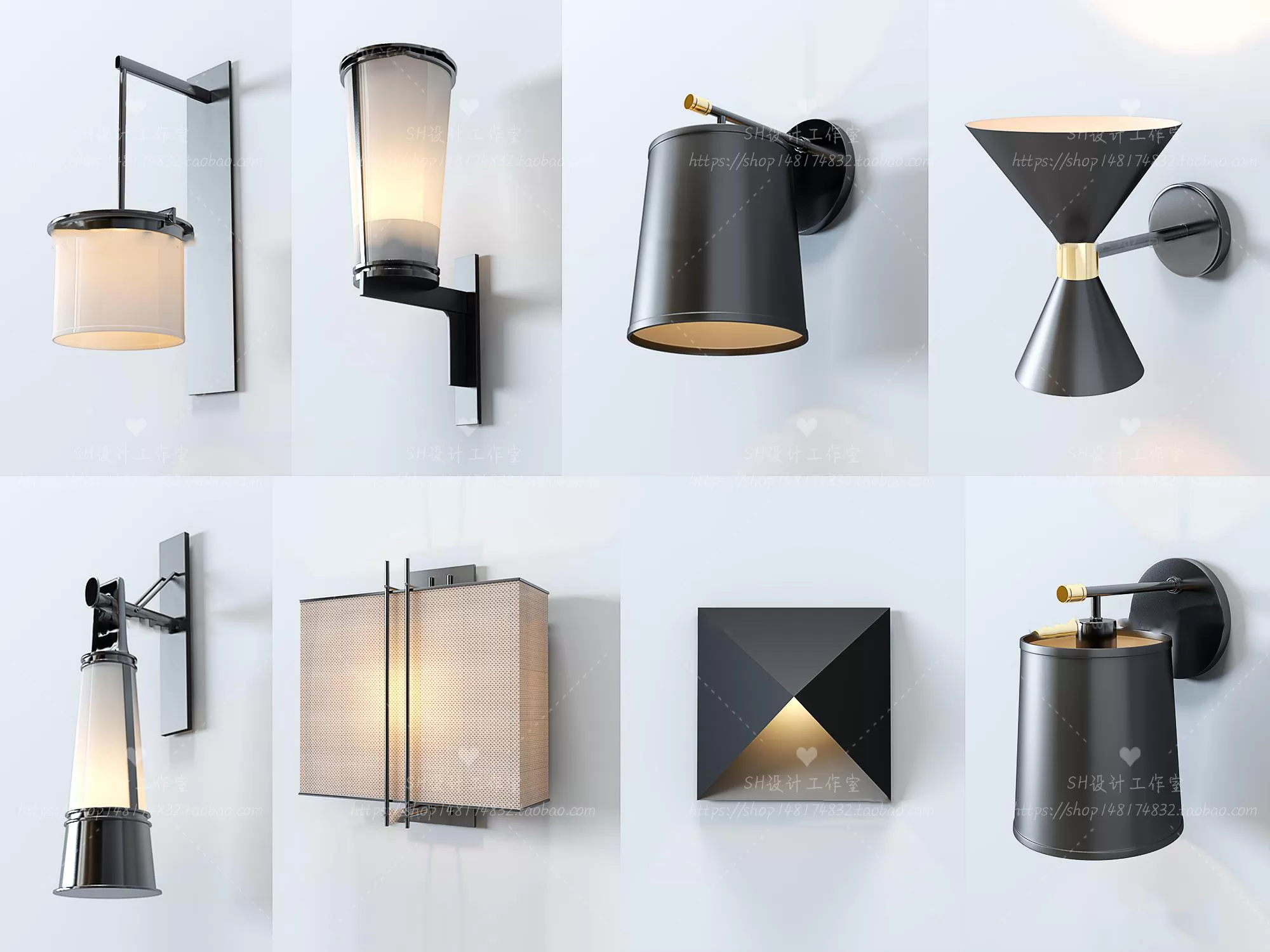 Wall Lamp – 3D Models – 2356