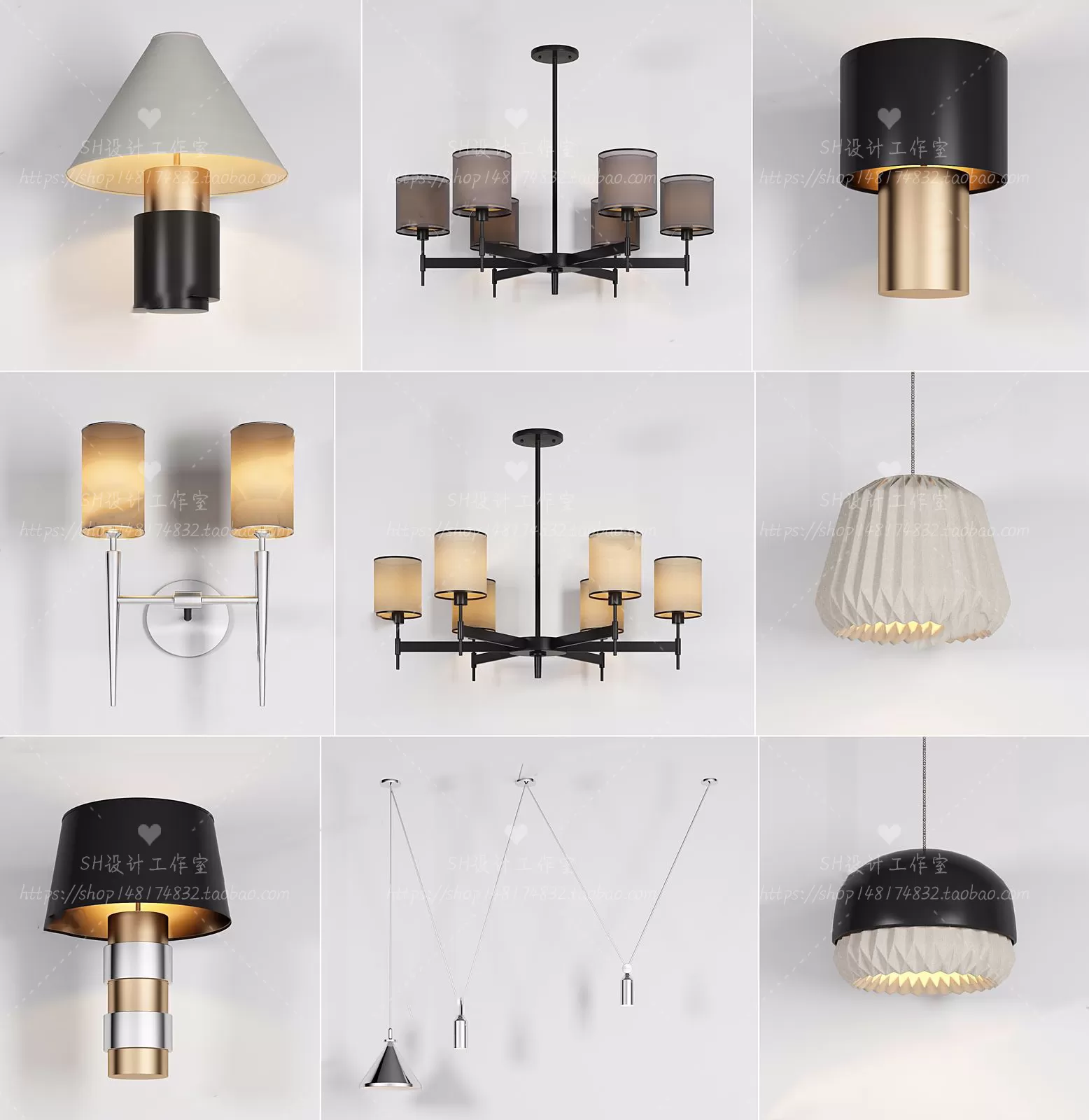 Wall Lamp – 3D Models – 2367
