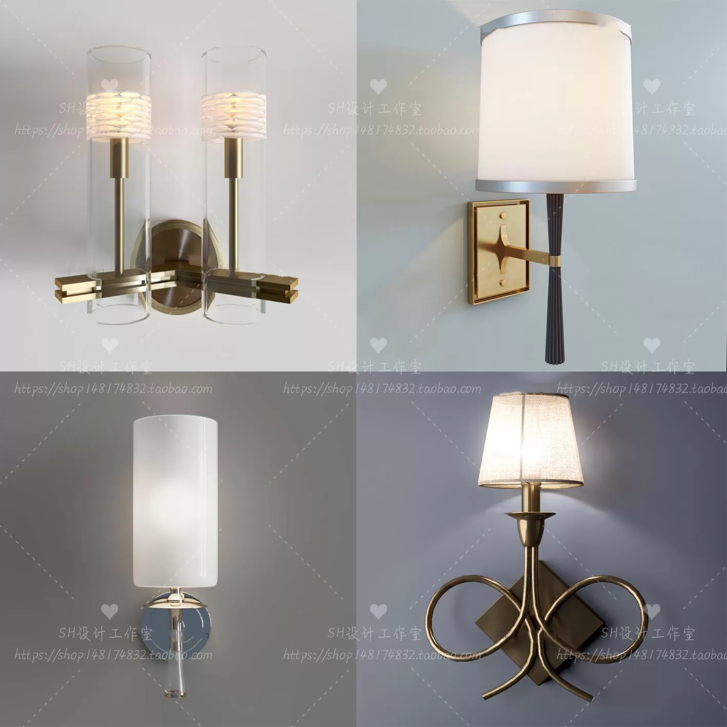 Wall Lamp – 3D Models – 2374