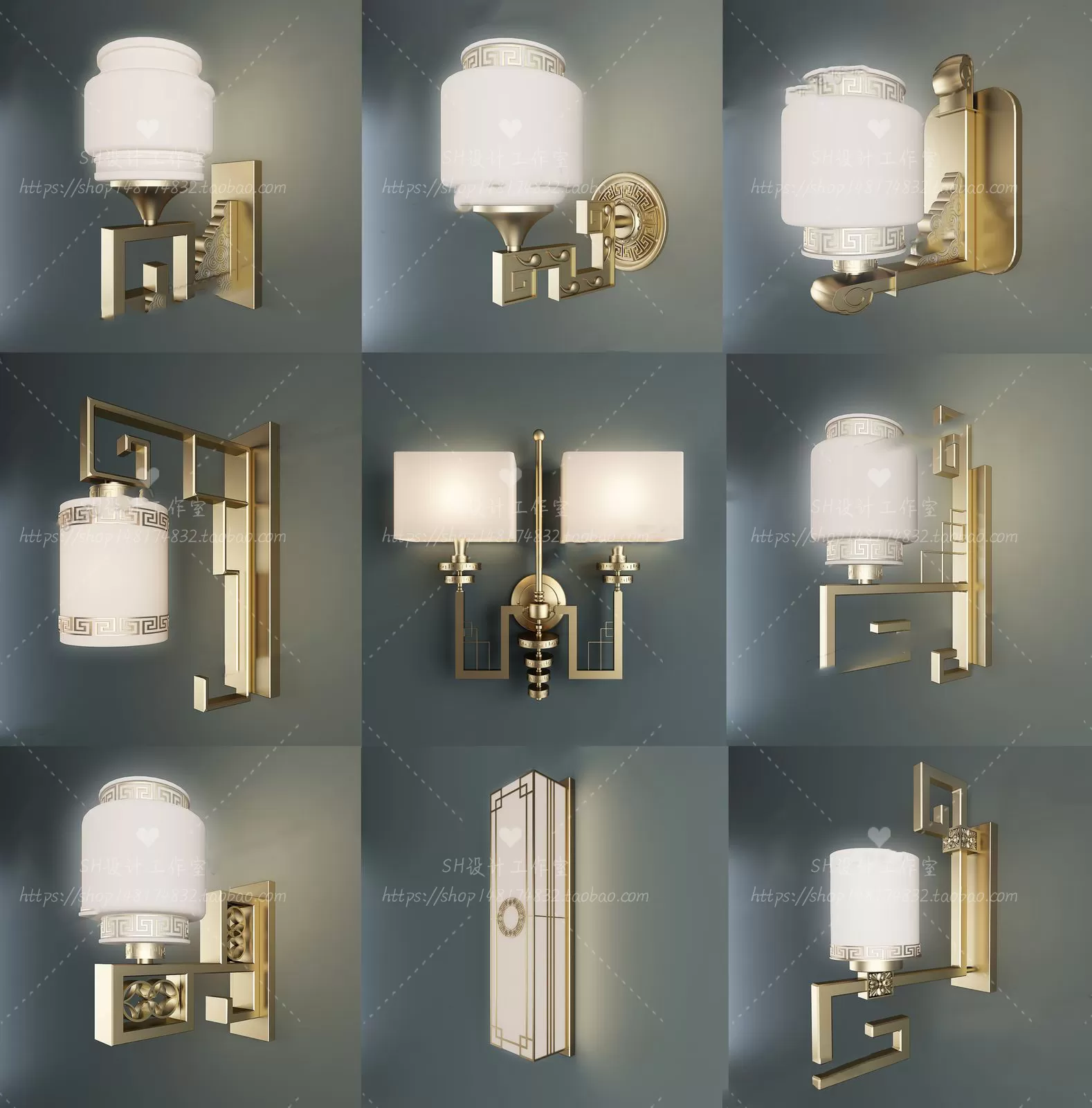 Wall Lamp – 3D Models – 2382