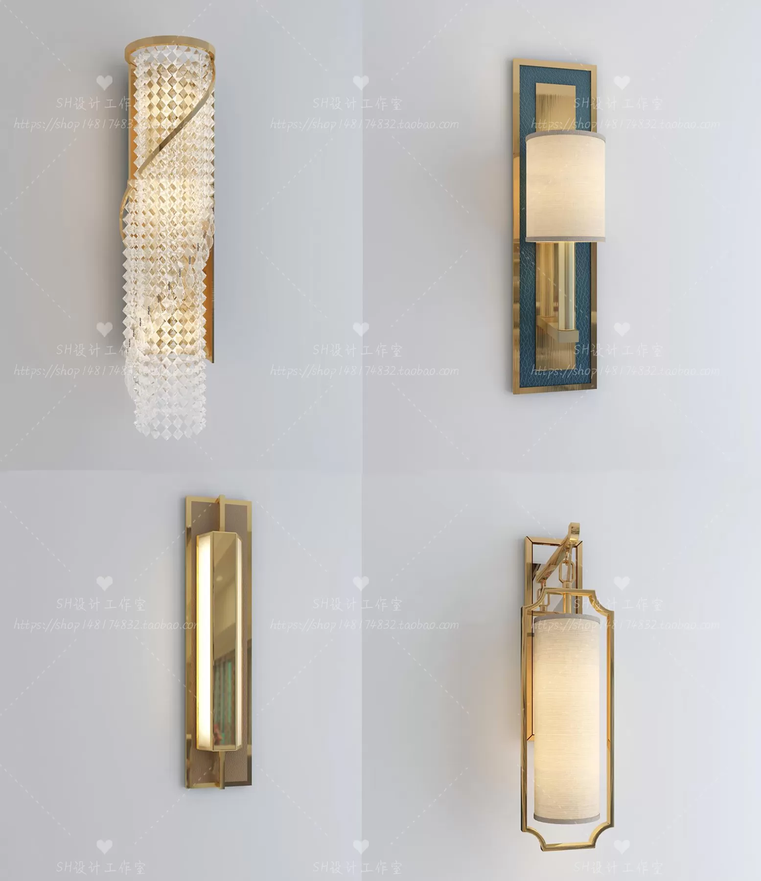 Wall Lamp – 3D Models – 2384