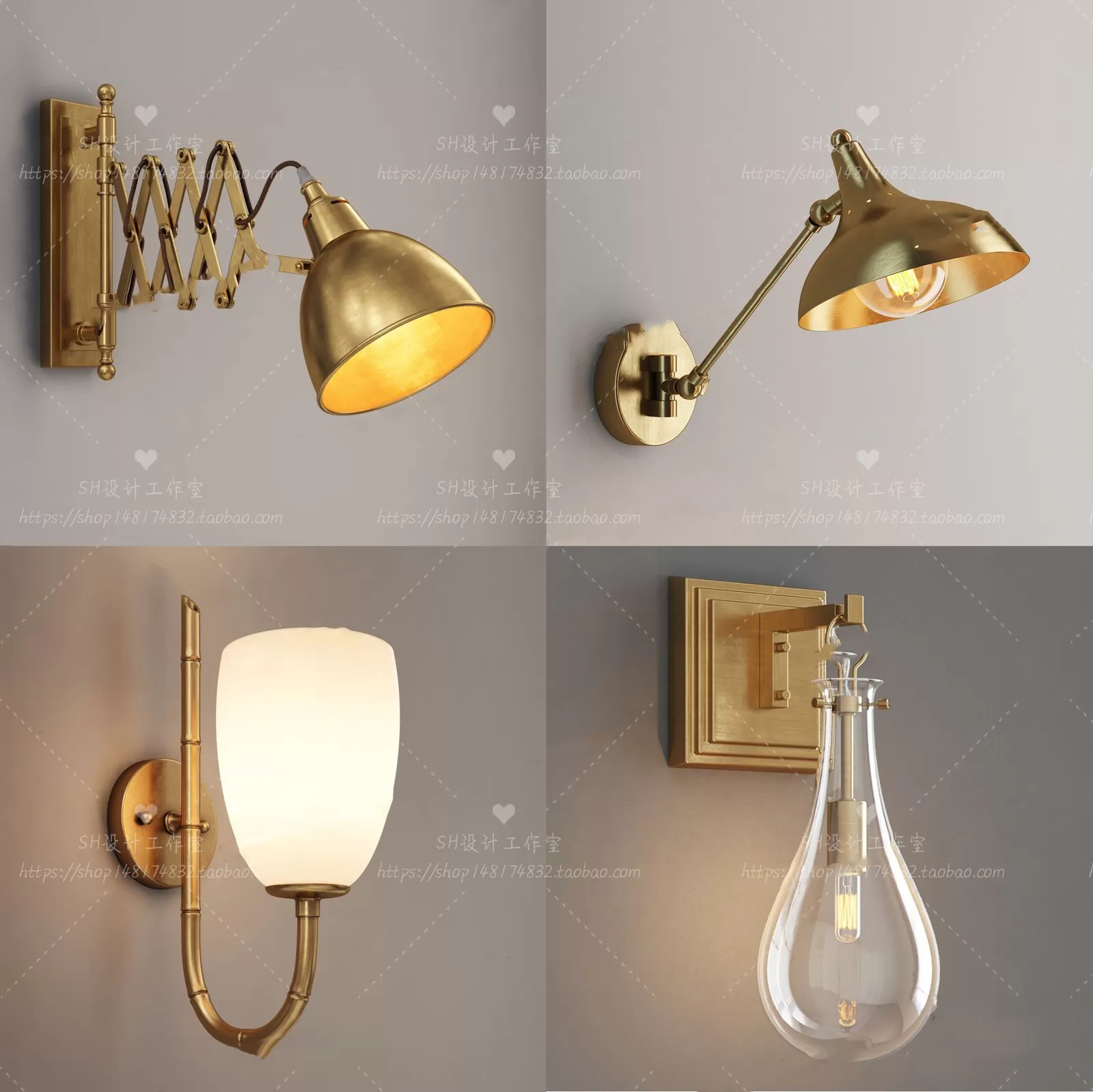 Wall Lamp – 3D Models – 2398 Wall Lamp – 3D Models – 2398