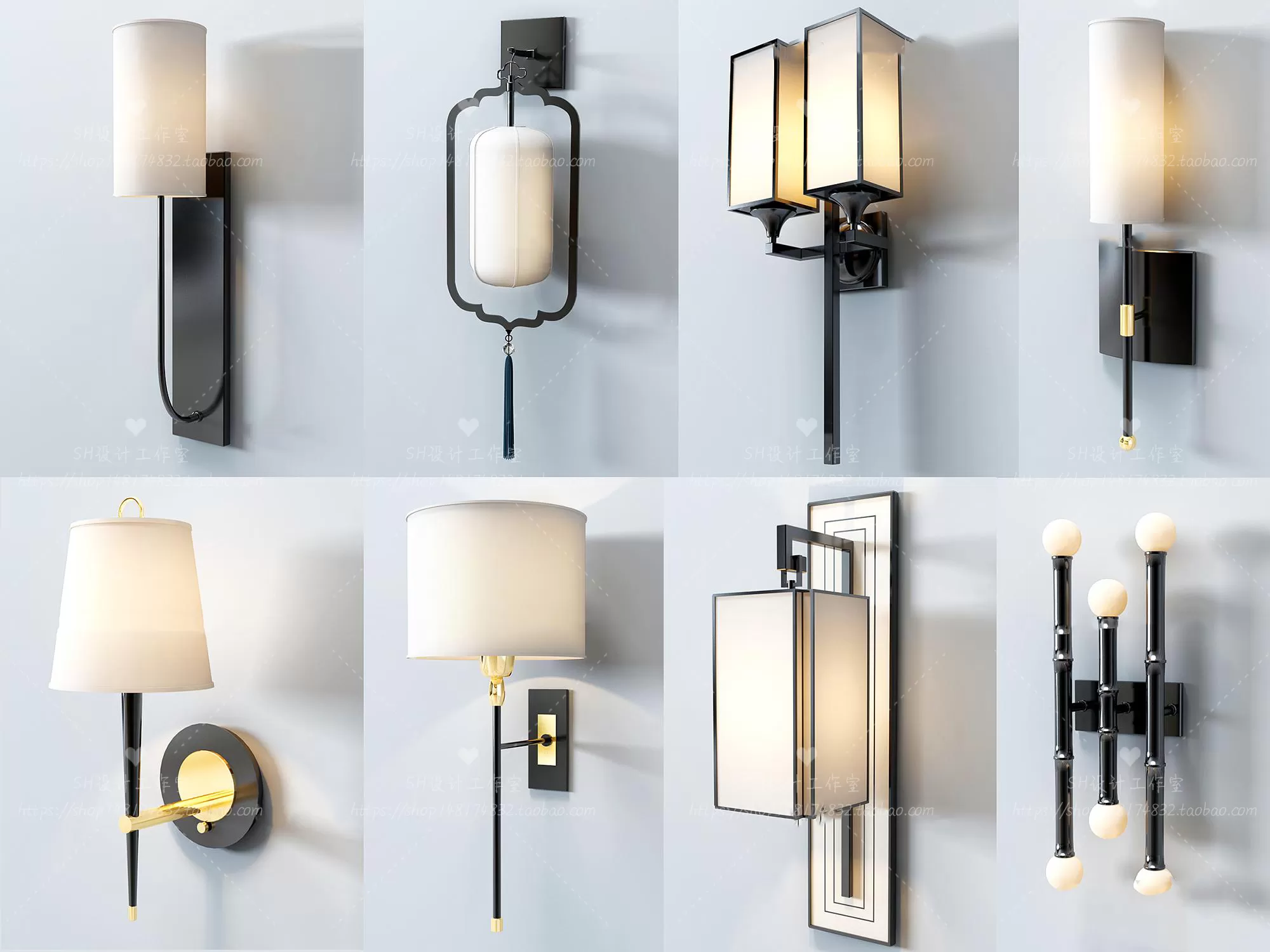 Wall Lamp – 3D Models – 2411 Wall Lamp – 3D Models – 2411