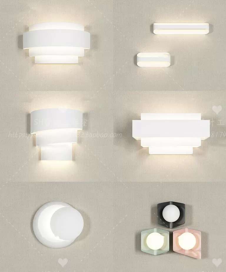 Wall Lamp – 3D Models – 2417 Wall Lamp – 3D Models – 2417