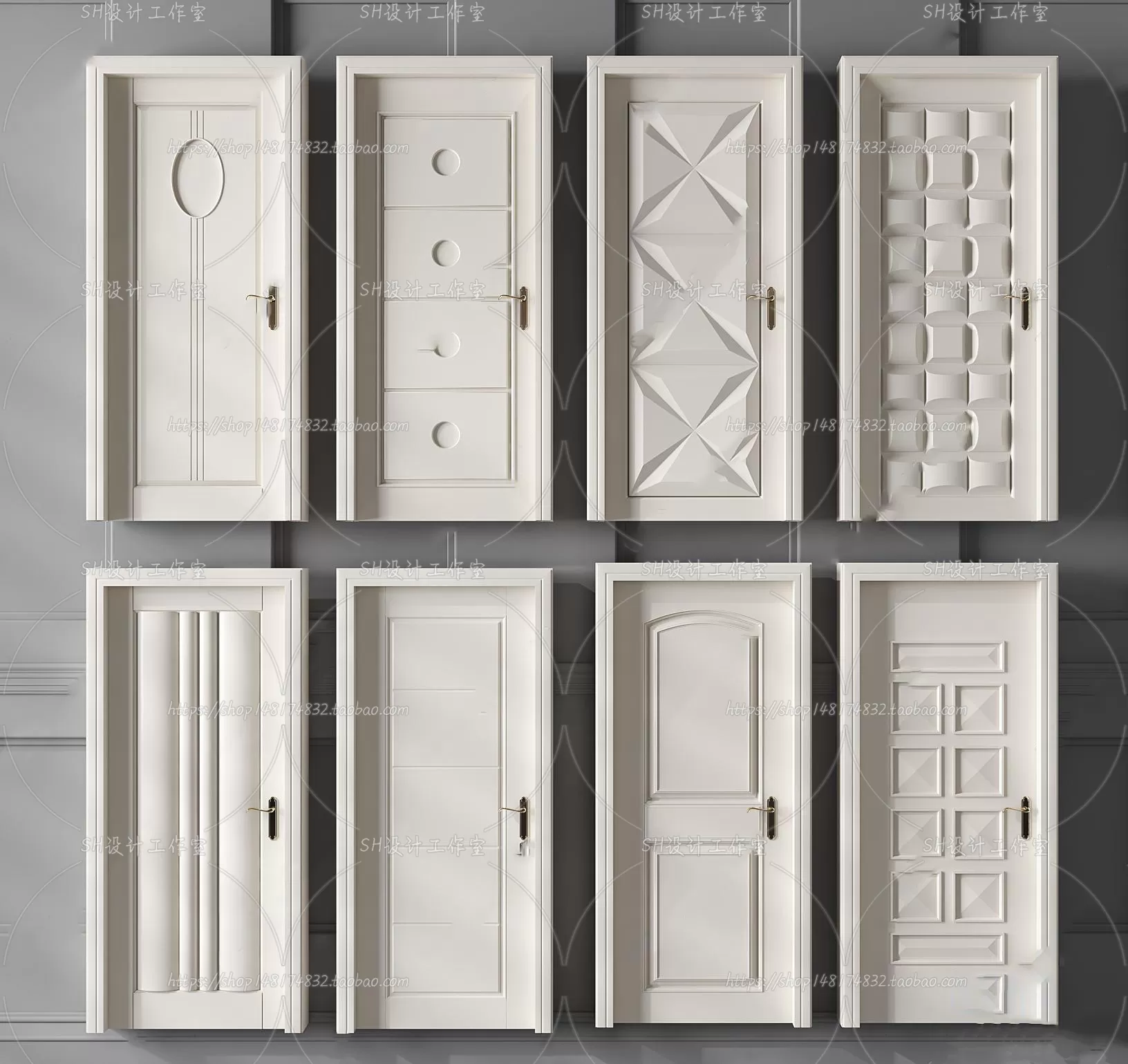 Door – 3D Models – 3DS Max – 0002 Door – 3D Models – 3DS Max – 0002