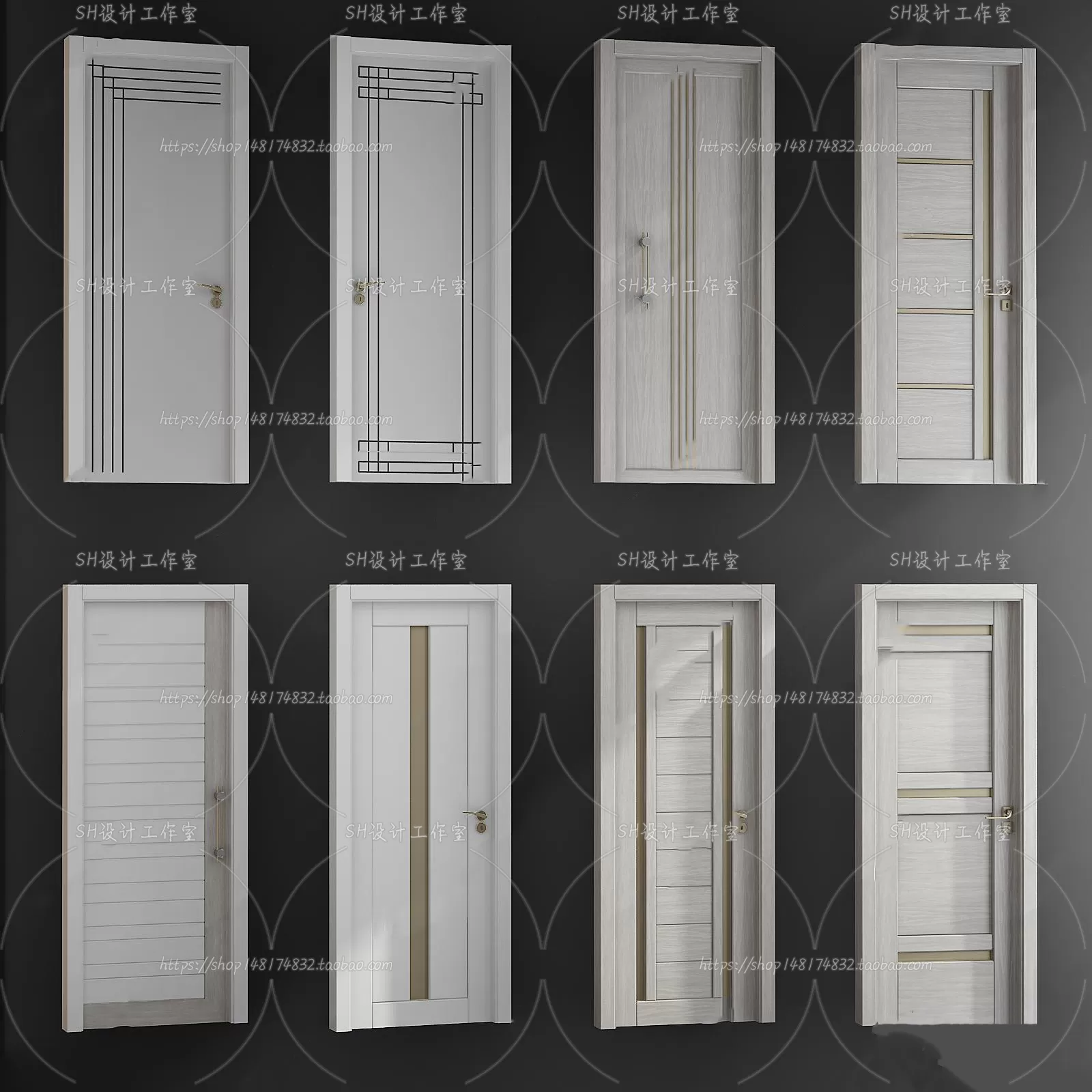 Door – 3D Models – 3DS Max – 0006 Door – 3D Models – 3DS Max – 0006