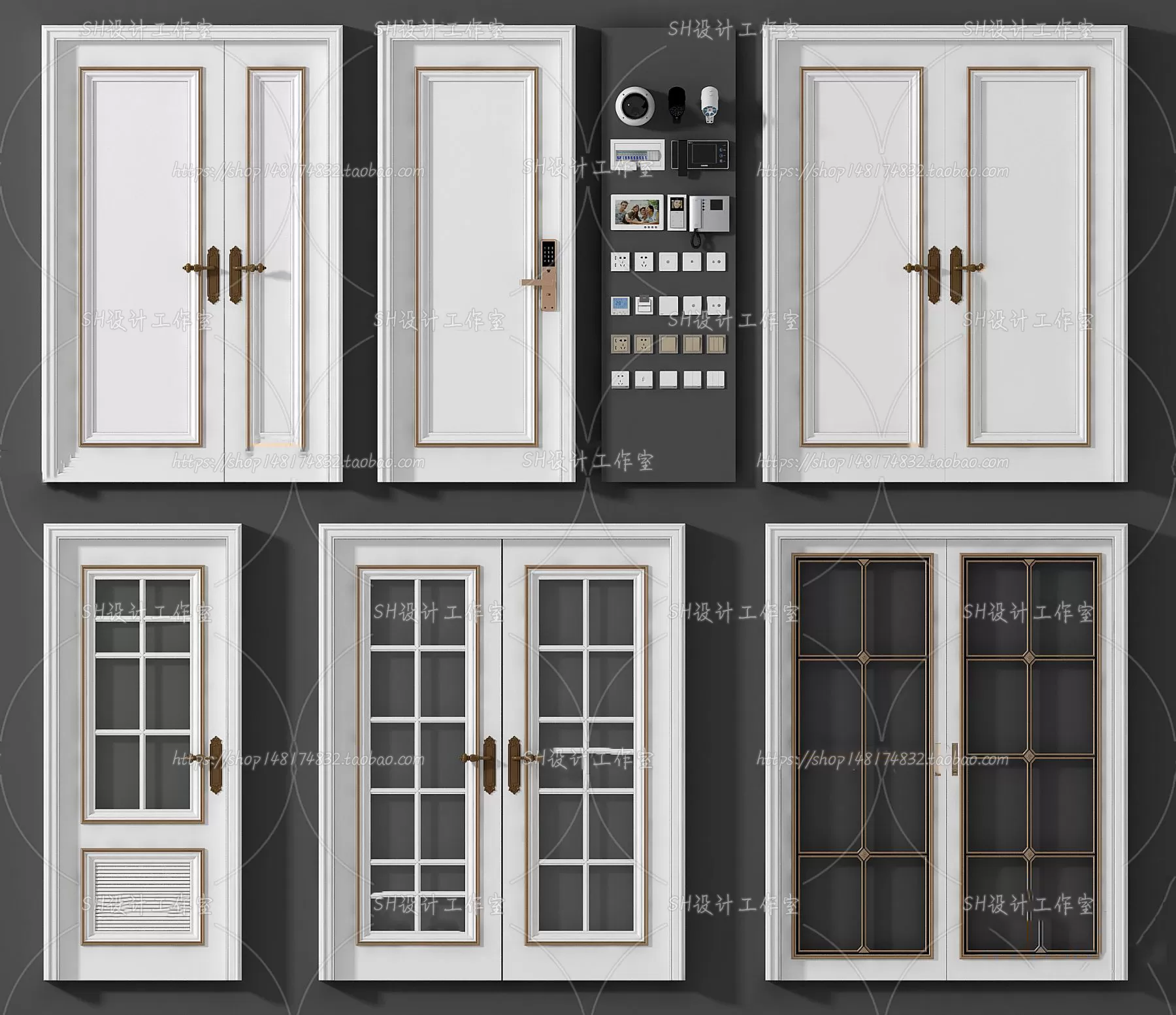 Door – 3D Models – 3DS Max – 0008 Door – 3D Models – 3DS Max – 0008