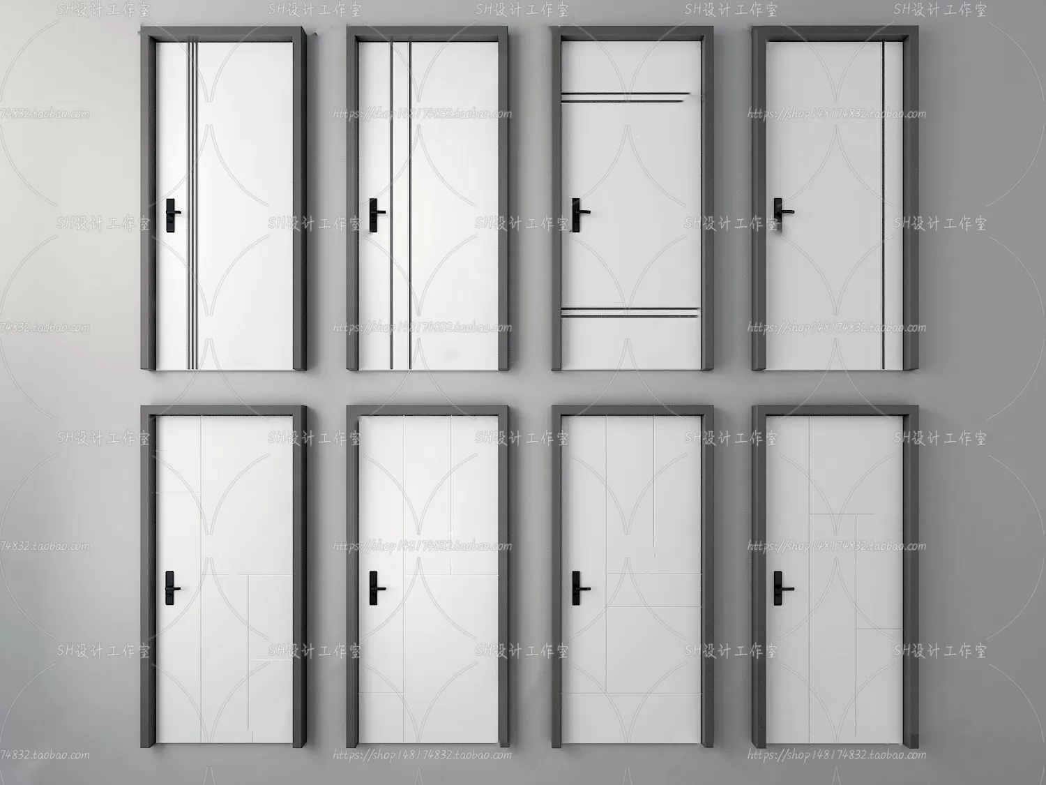 Door – 3D Models – 3DS Max – 0009 Door – 3D Models – 3DS Max – 0009