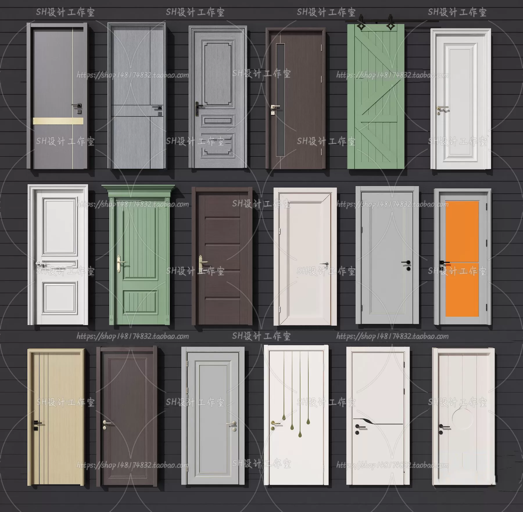 Door – 3D Models – 3DS Max – 0013 Door – 3D Models – 3DS Max – 0013