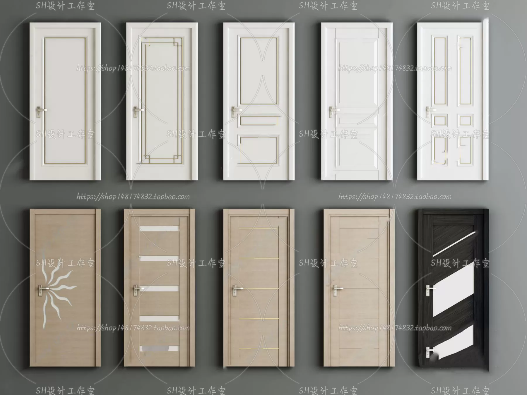 Door – 3D Models – 3DS Max – 0014 Door – 3D Models – 3DS Max – 0014