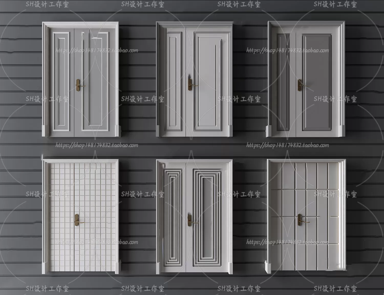 Door – 3D Models – 3DS Max – 0015 Door – 3D Models – 3DS Max – 0015