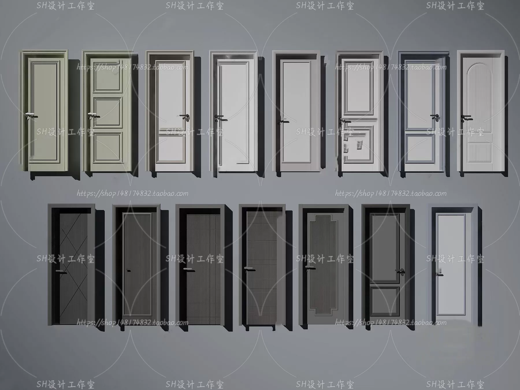 Door – 3D Models – 3DS Max – 0016 Door – 3D Models – 3DS Max – 0016