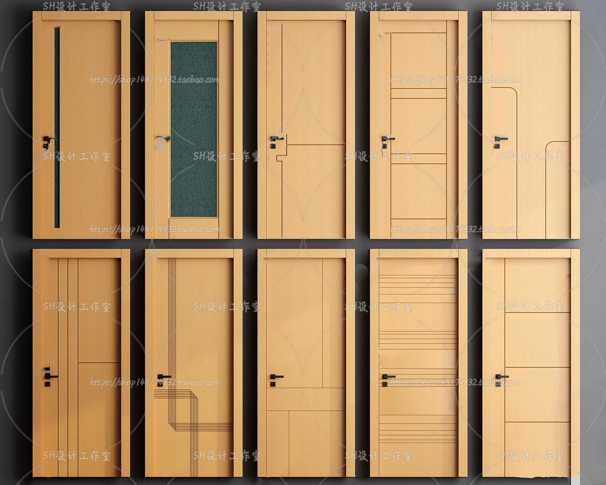 Door – 3D Models – 3DS Max – 0021 Door – 3D Models – 3DS Max – 0021