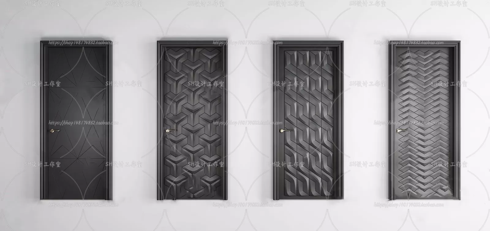 Door – 3D Models – 3DS Max – 0024 Door – 3D Models – 3DS Max – 0024
