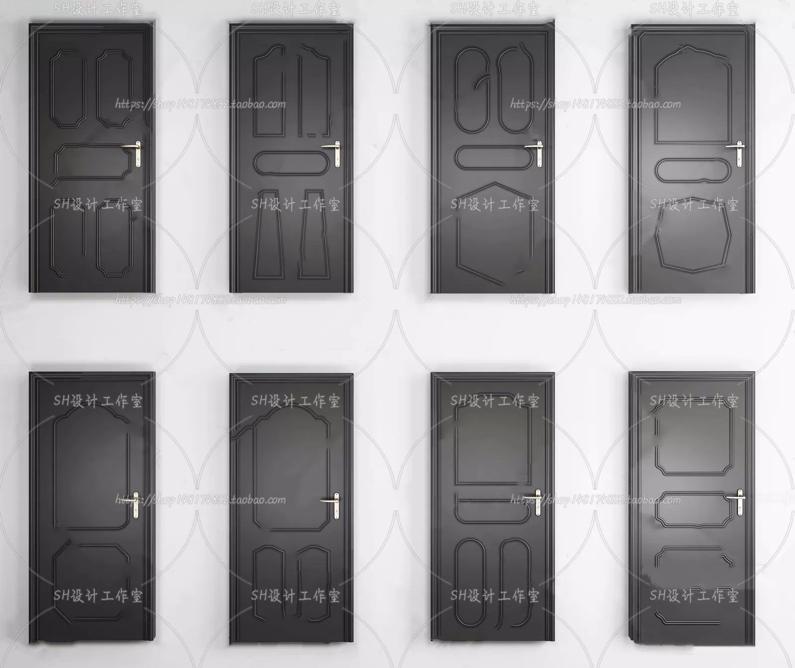 Door – 3D Models – 3DS Max – 0025 Door – 3D Models – 3DS Max – 0025