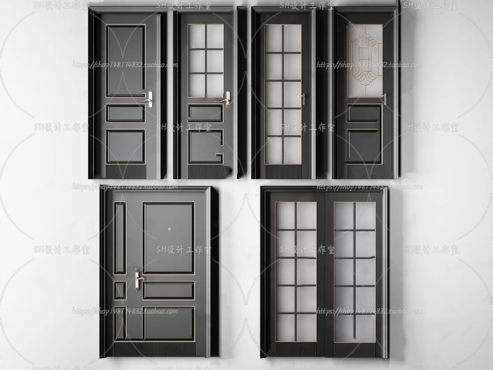 Door – 3D Models – 3DS Max – 0030 Door – 3D Models – 3DS Max – 0030