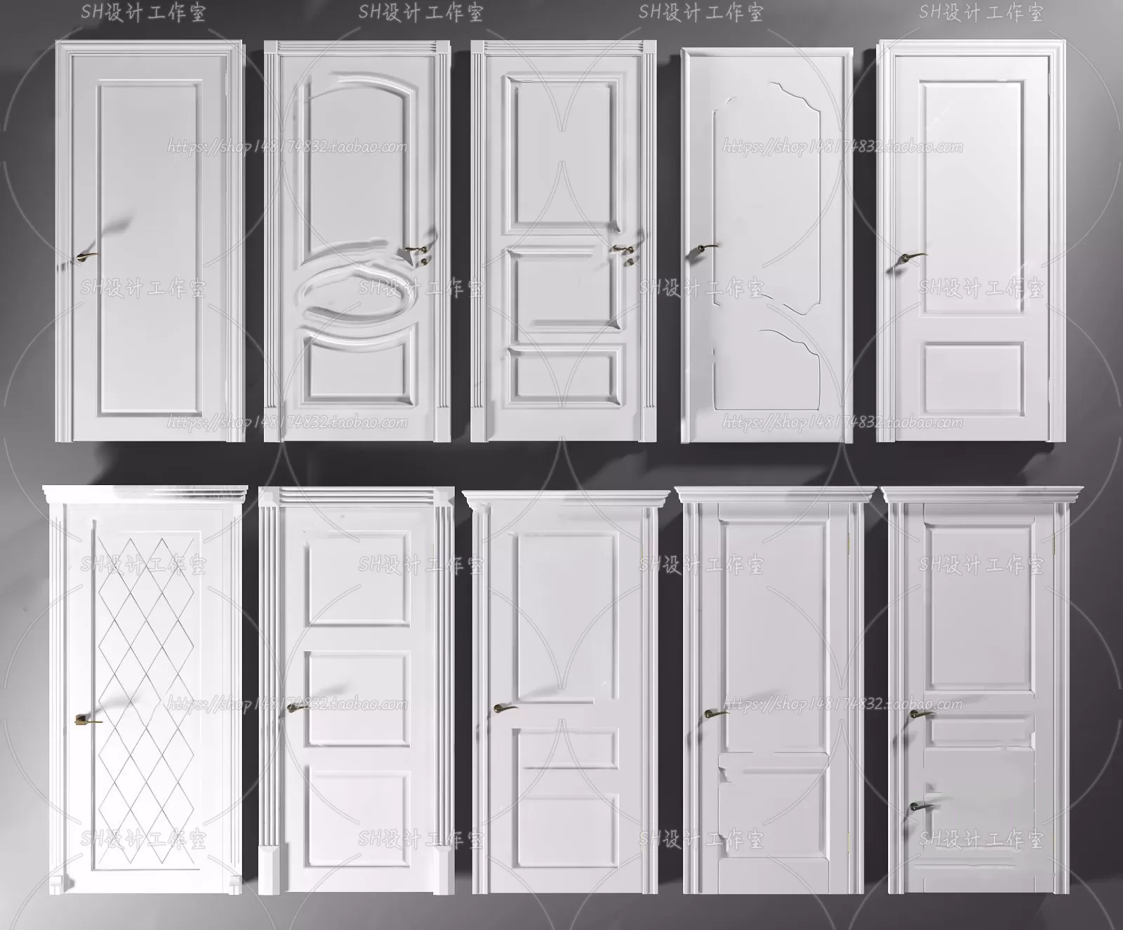 Door – 3D Models – 3DS Max – 0036 Door – 3D Models – 3DS Max – 0036