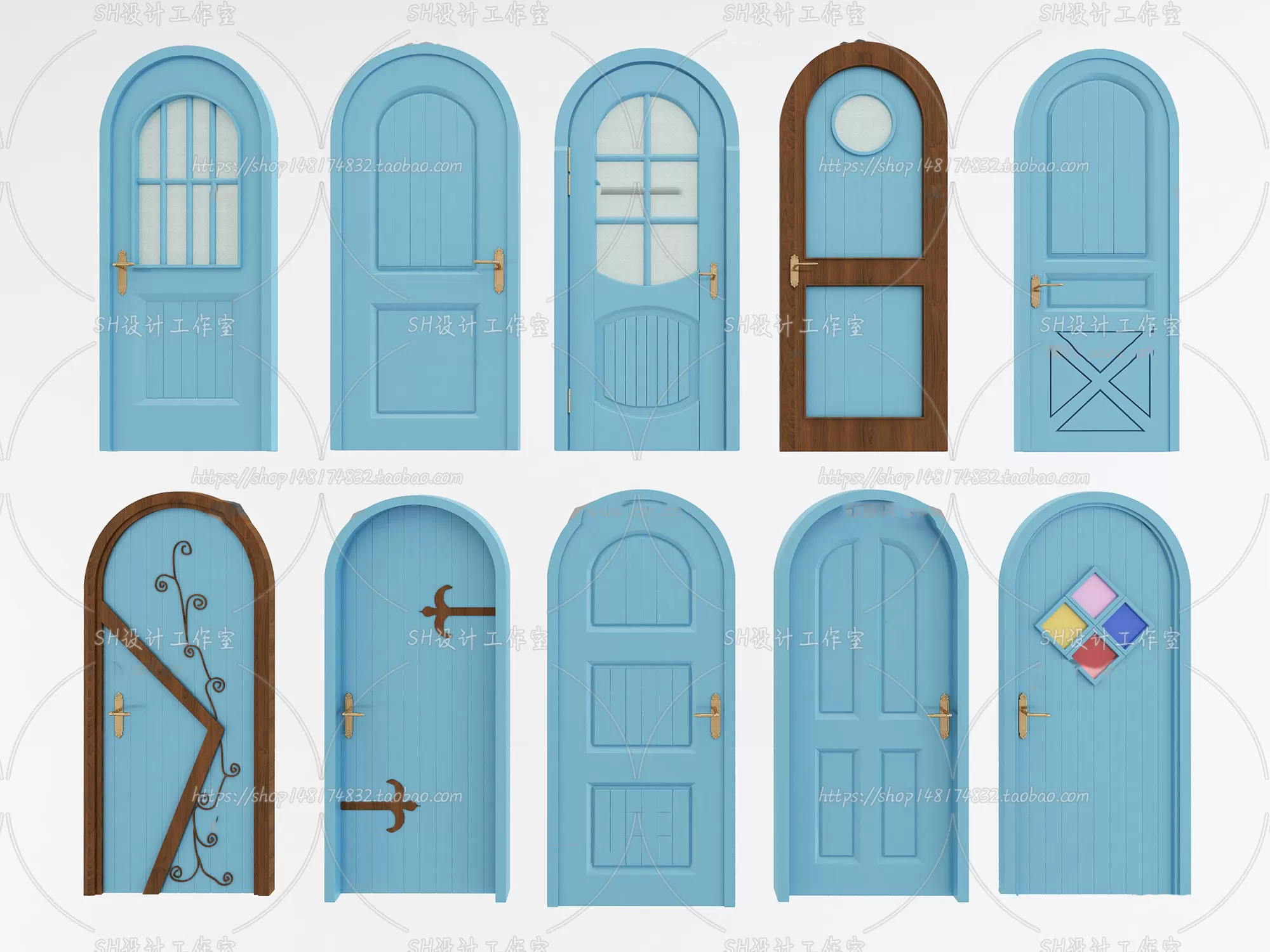 Door – 3D Models – 3DS Max – 0046 Door – 3D Models – 3DS Max – 0046