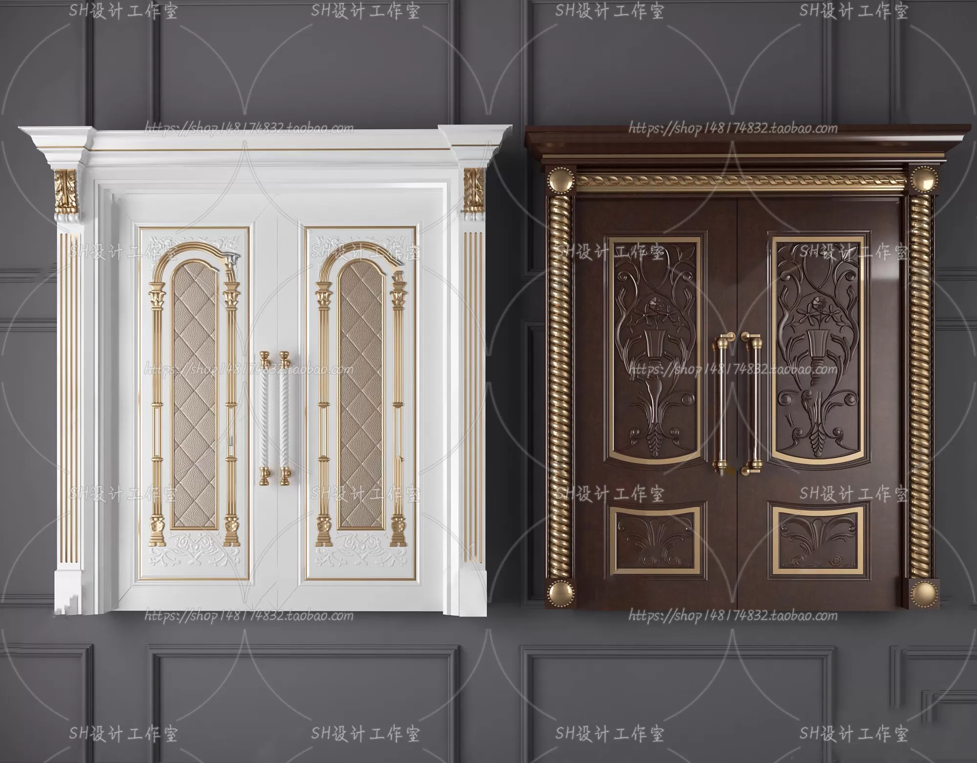 Door – 3D Models – 3DS Max – 0047 Door – 3D Models – 3DS Max – 0047