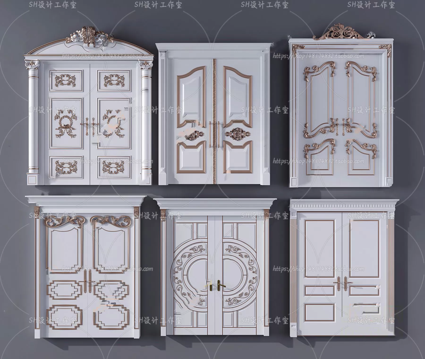 Door – 3D Models – 3DS Max – 0048 Door – 3D Models – 3DS Max – 0048