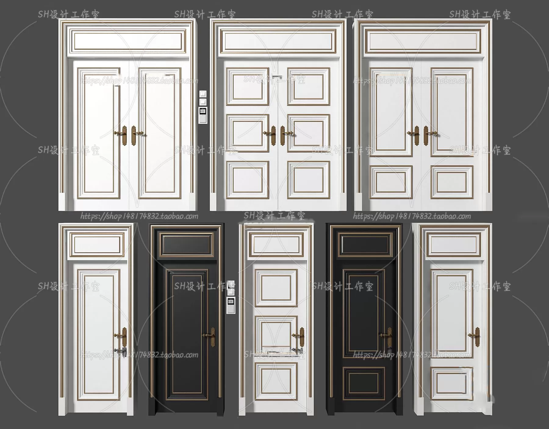 Door – 3D Models – 3DS Max – 0051 Door – 3D Models – 3DS Max – 0051