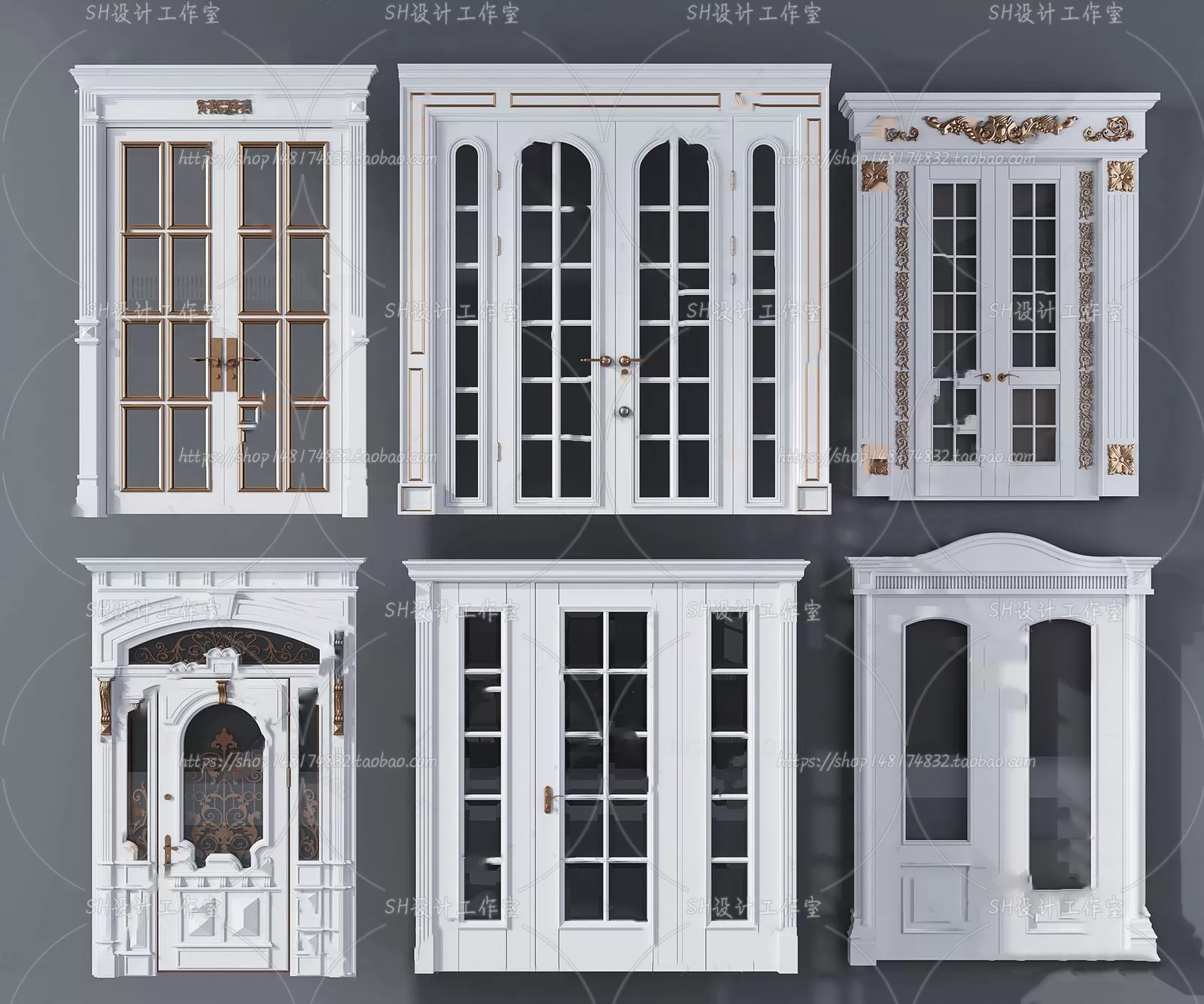 Door – 3D Models – 3DS Max – 0053 Door – 3D Models – 3DS Max – 0053