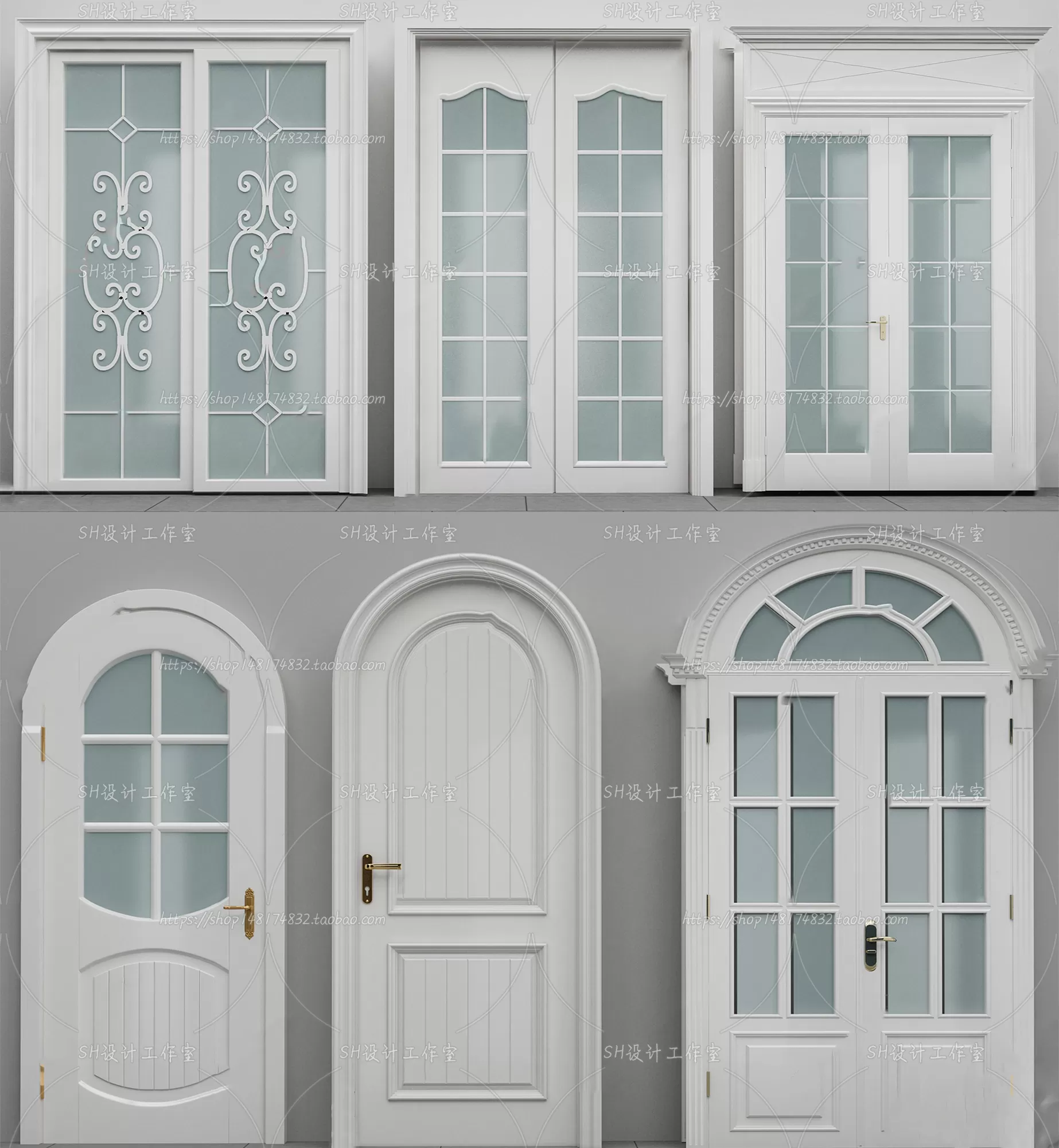 Door – 3D Models – 3DS Max – 0055 Door – 3D Models – 3DS Max – 0055