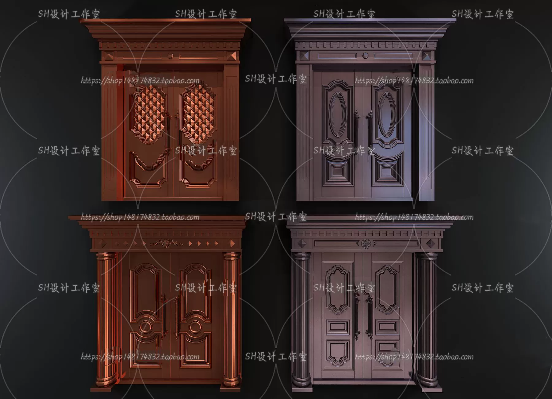 Door – 3D Models – 3DS Max – 0059 Door – 3D Models – 3DS Max – 0059